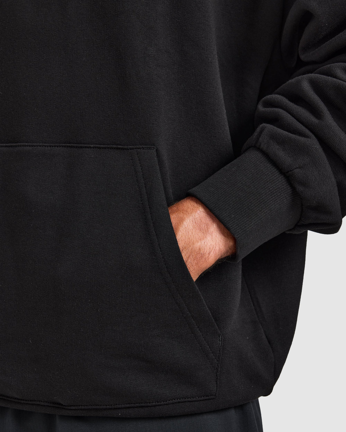 Run Graphic Hoodie - Schwarz