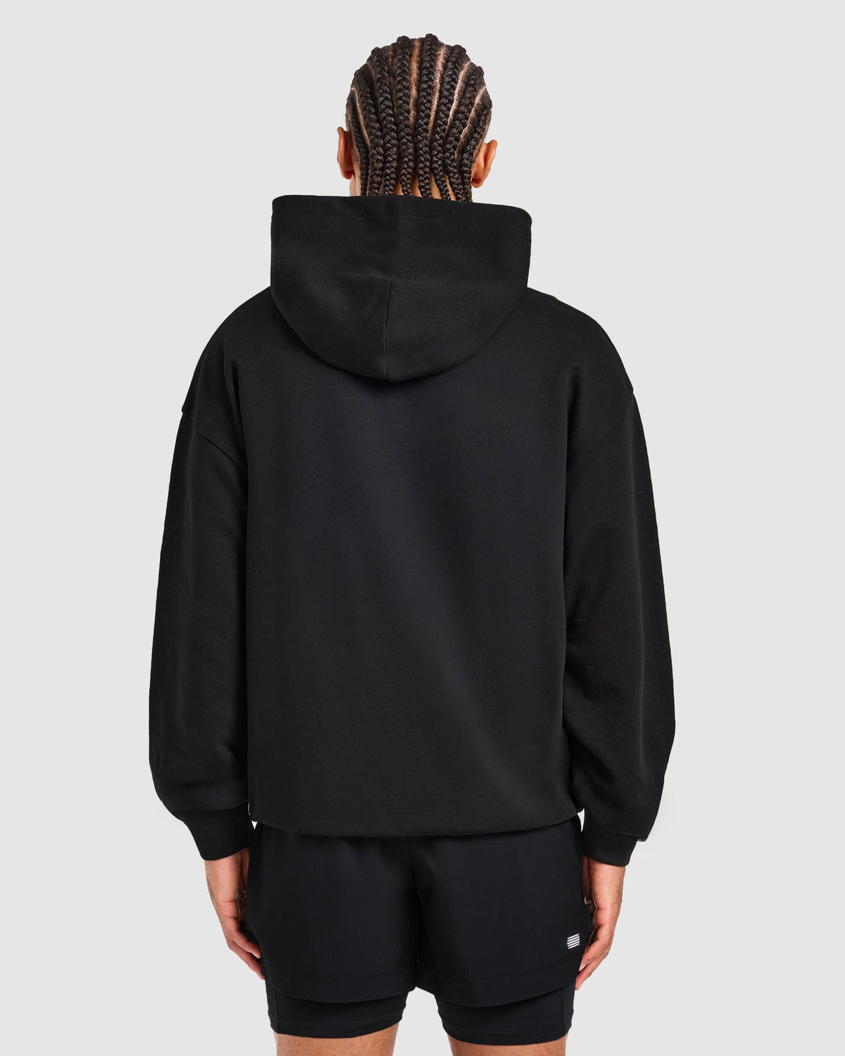 Run Graphic Hoodie - Schwarz