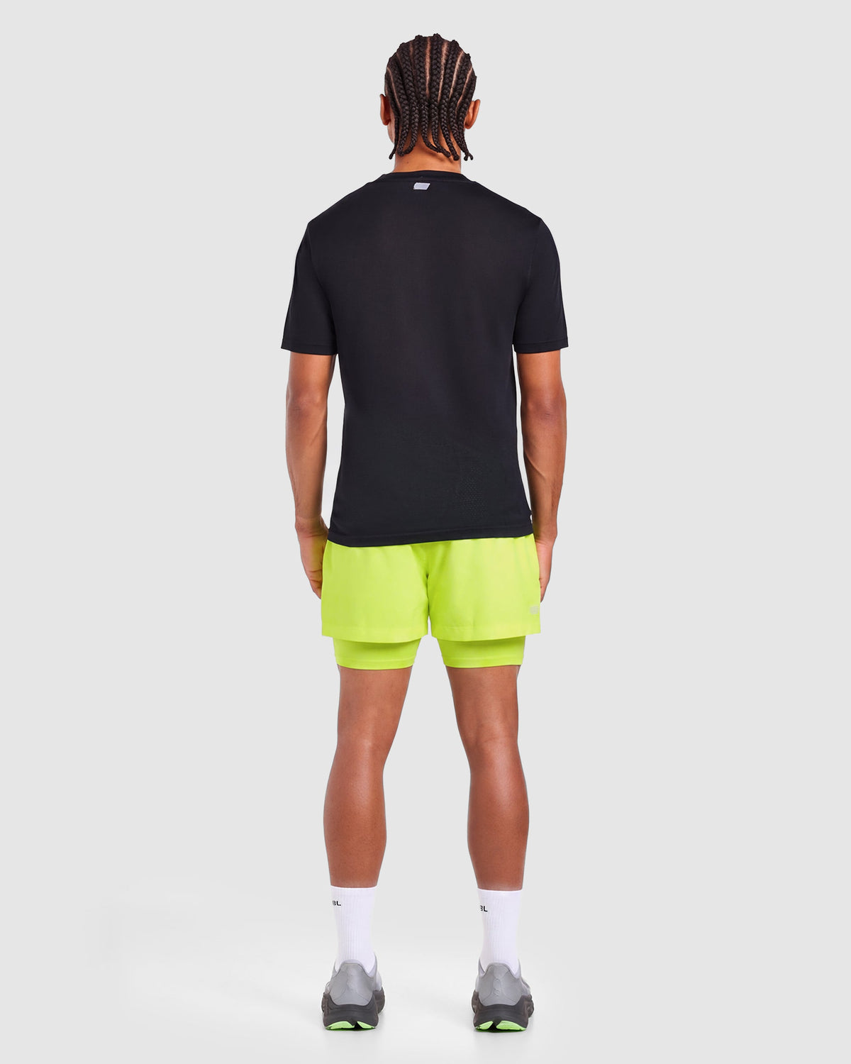 Run 2 in 1 Shorts - Neon Gelb