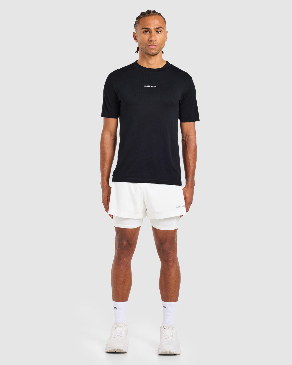 Run 2 in 1 Shorts - Weiß