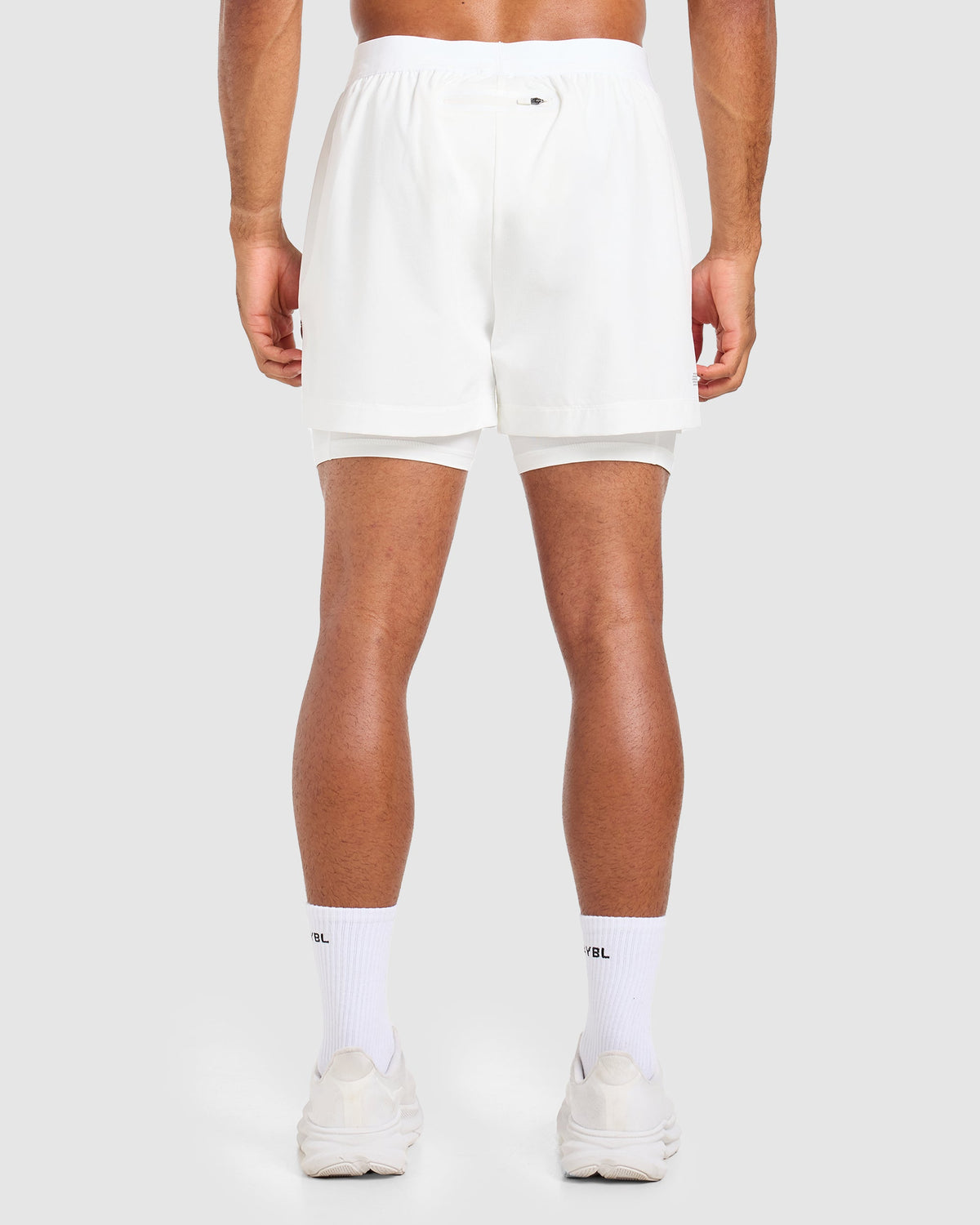 Run 2 in 1 Shorts - Weiß