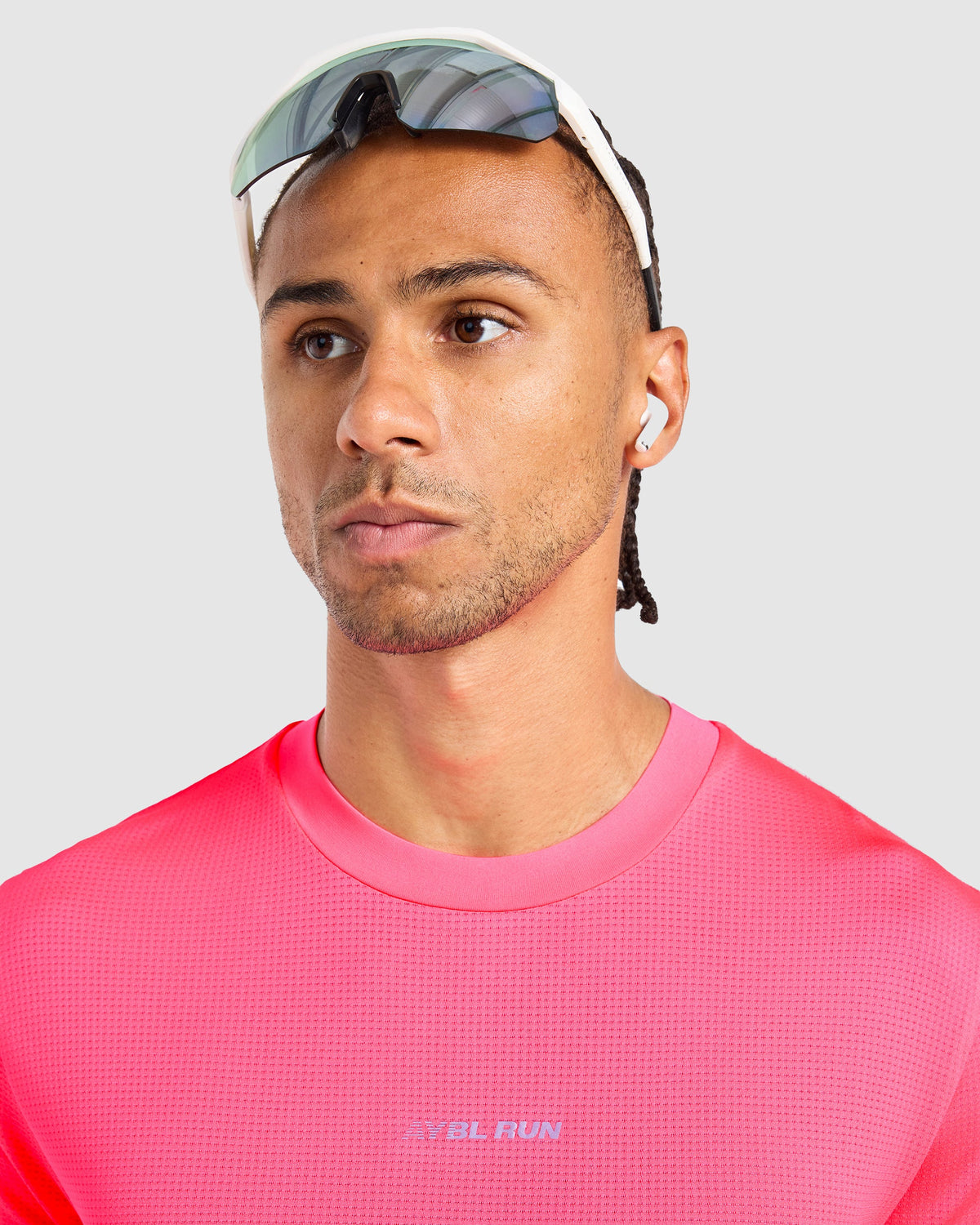 Run Seamless T Shirt - Neon Rosa