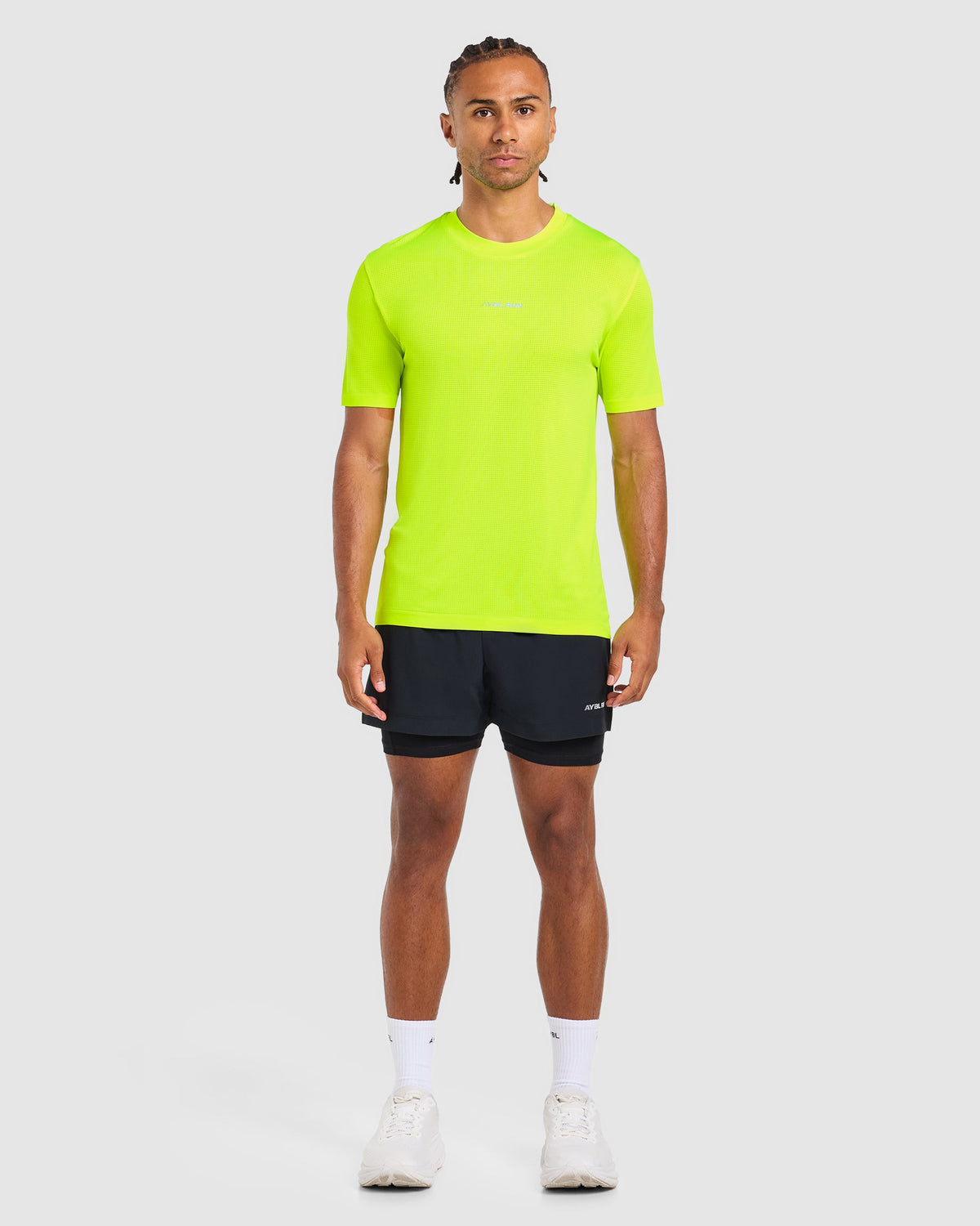 Run Seamless T Shirt - Neon Gelb