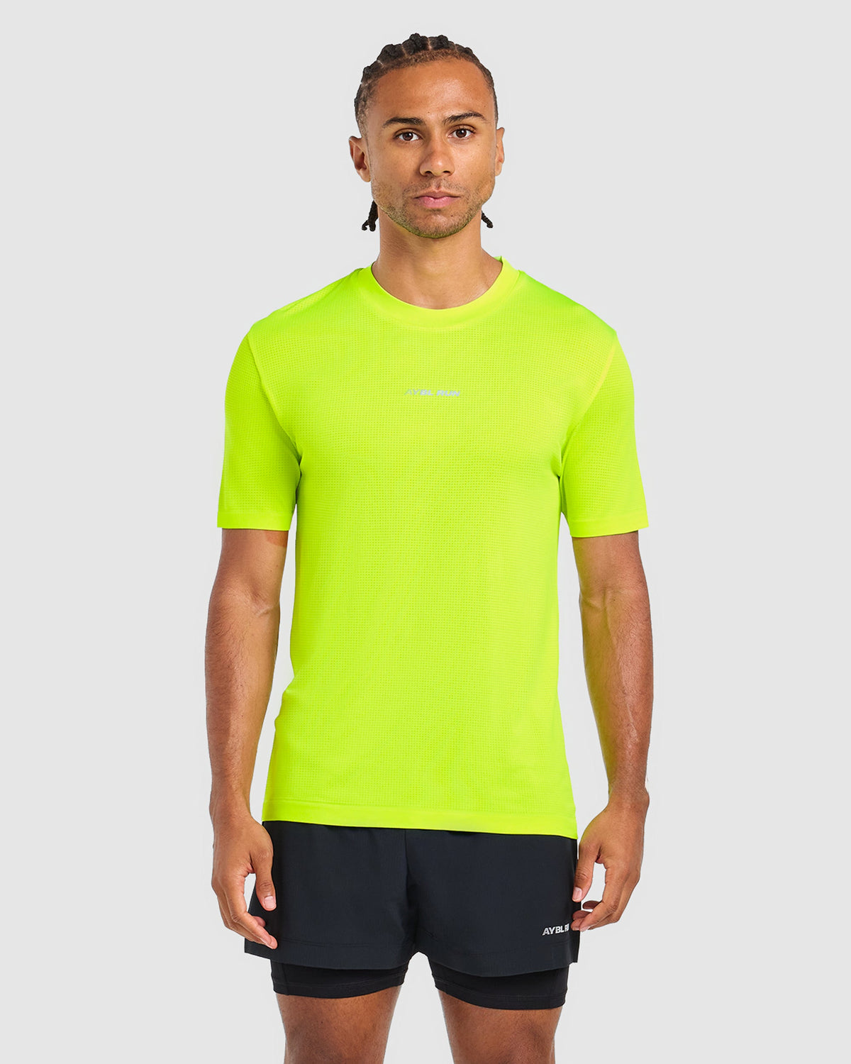 Run Seamless T Shirt - Neon Gelb