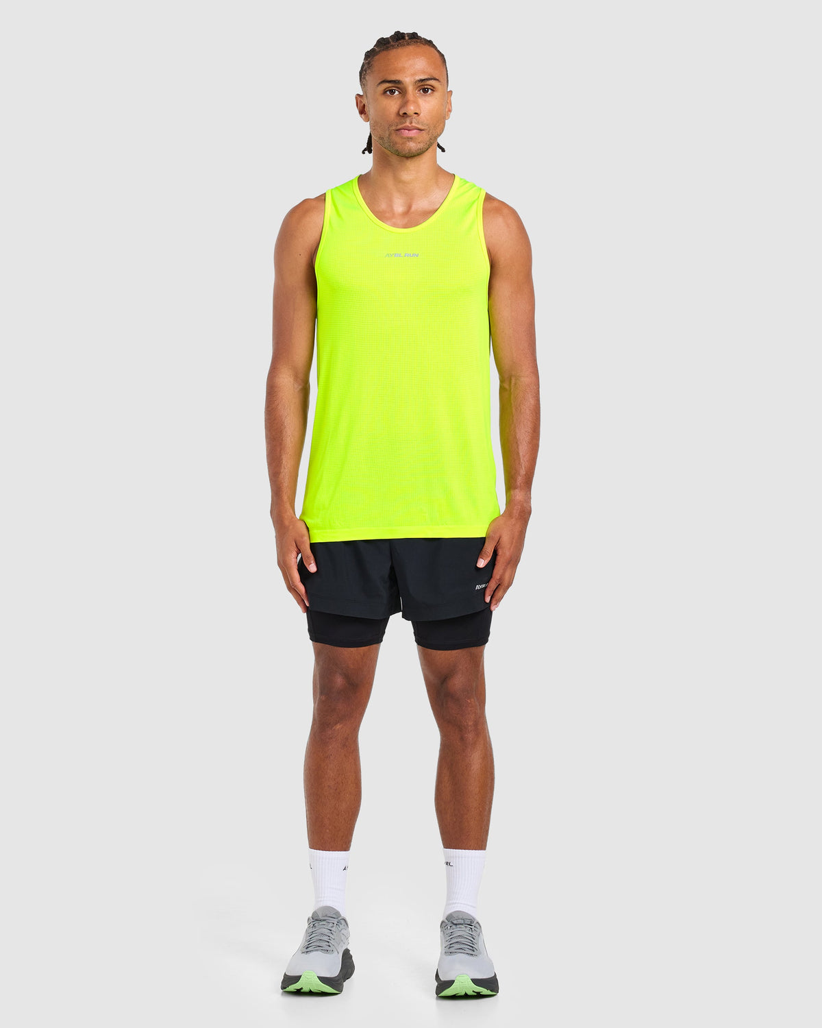 Run Seamless Tank - Neon Gelb