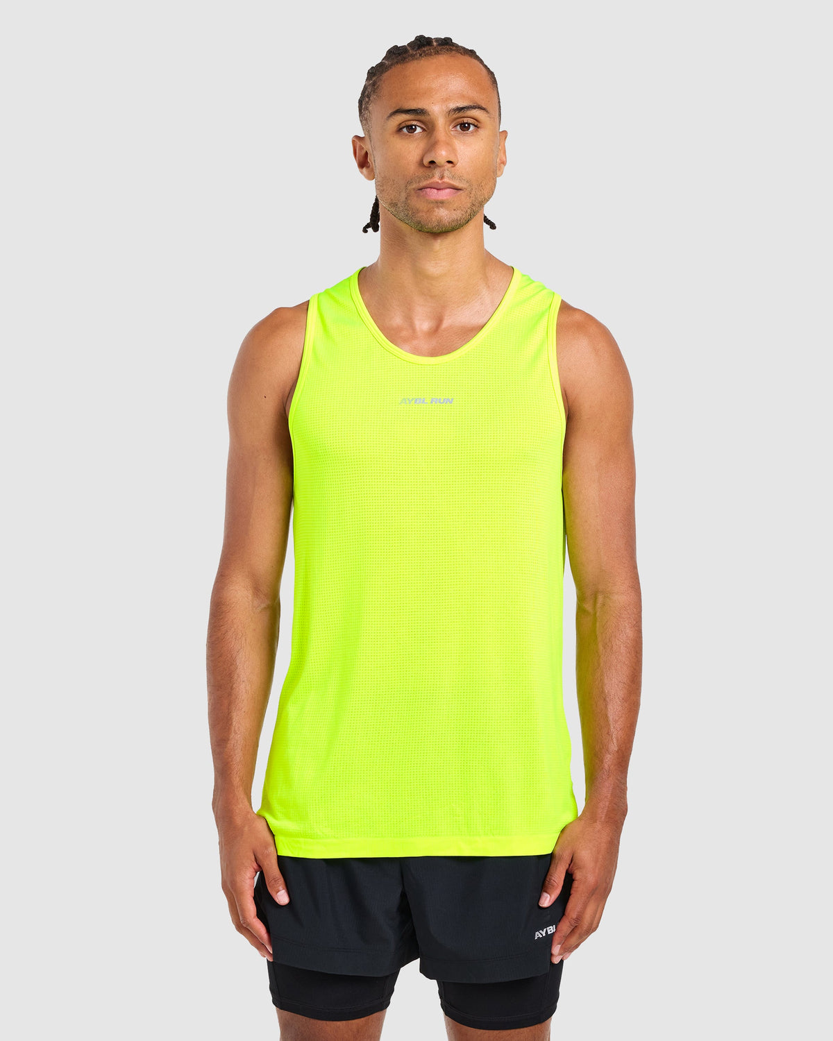 Run Seamless Tank - Neon Gelb