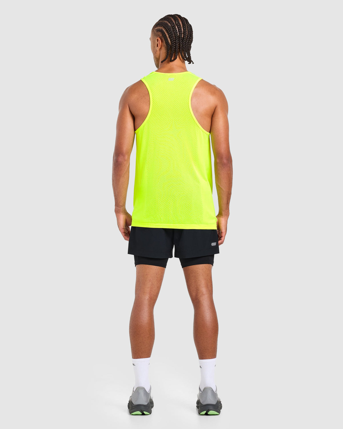 Run Seamless Tank - Neon Gelb