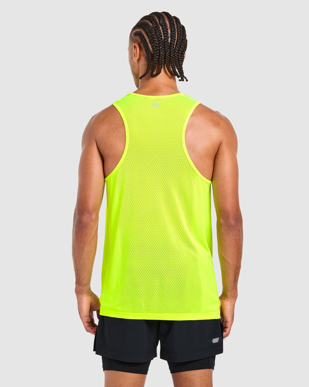 Run Seamless Tank - Neon Gelb