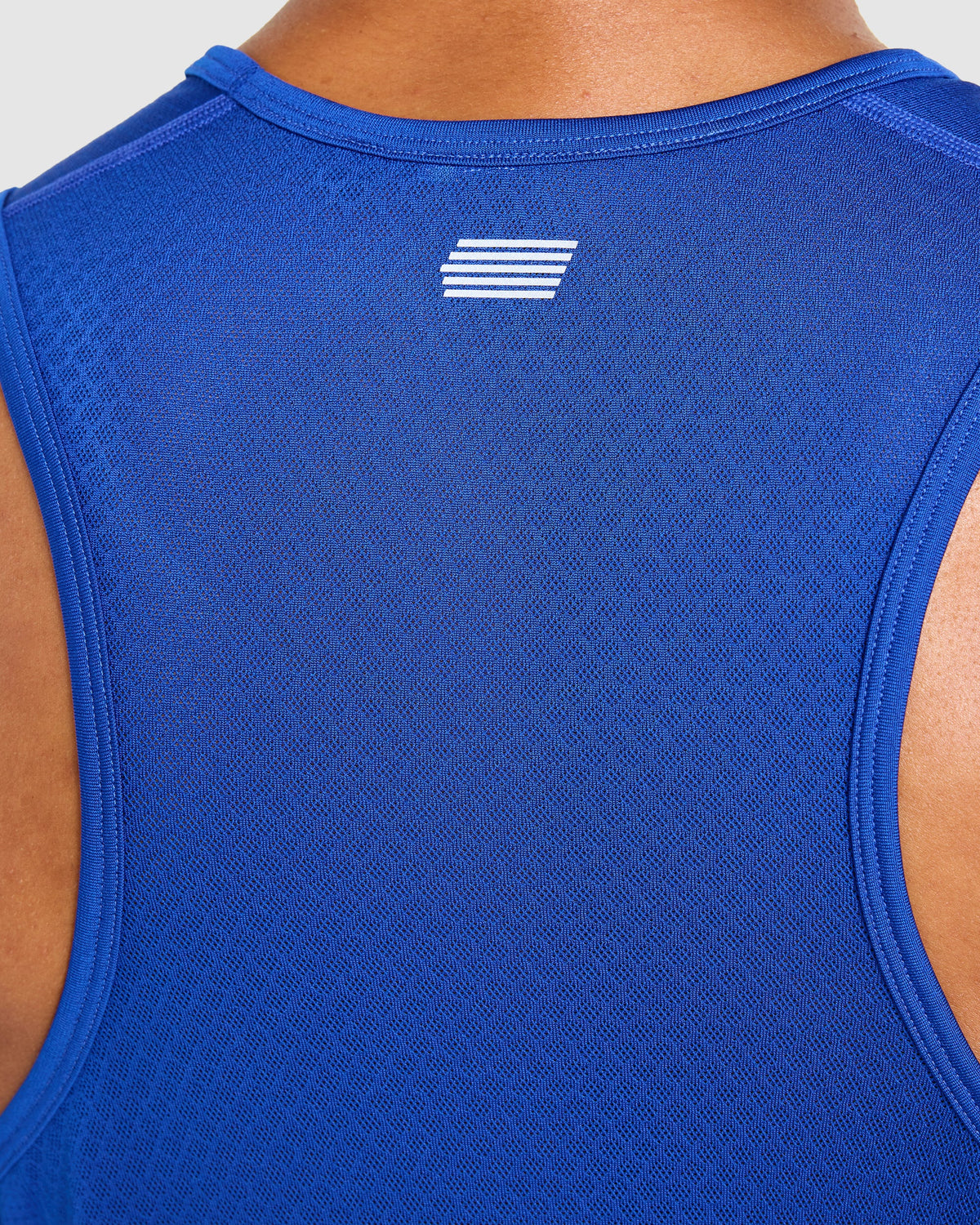 Run Seamless Tank - Neon Cobalt
