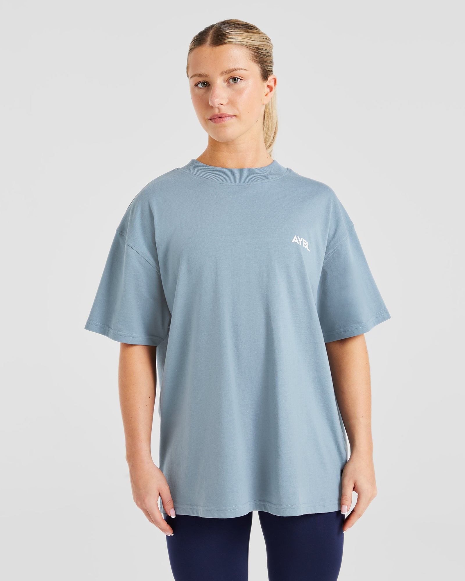 AYBL Club Oversized T Shirt - Vintage Blau