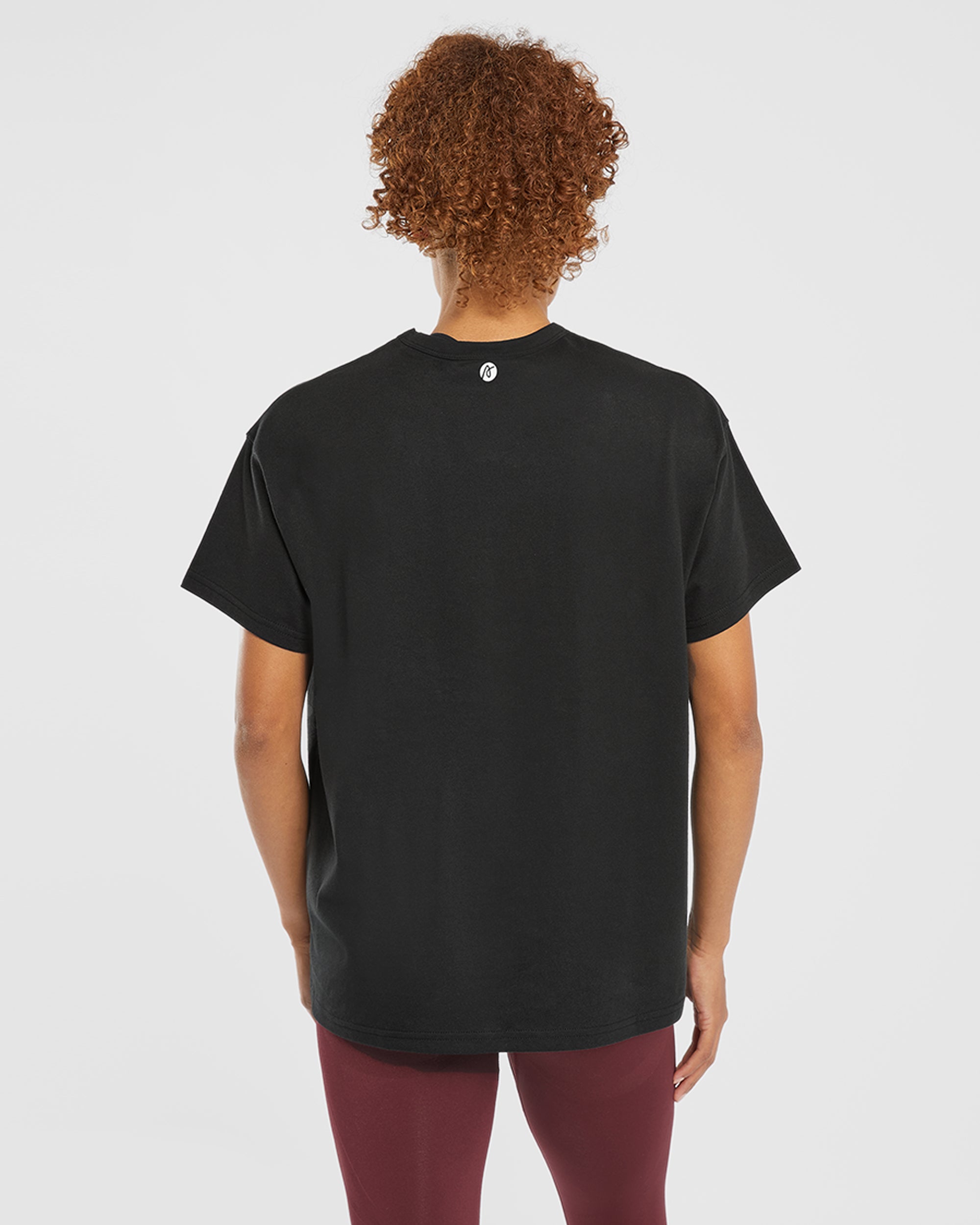 Essentials Oversized T Shirt - Schwarz