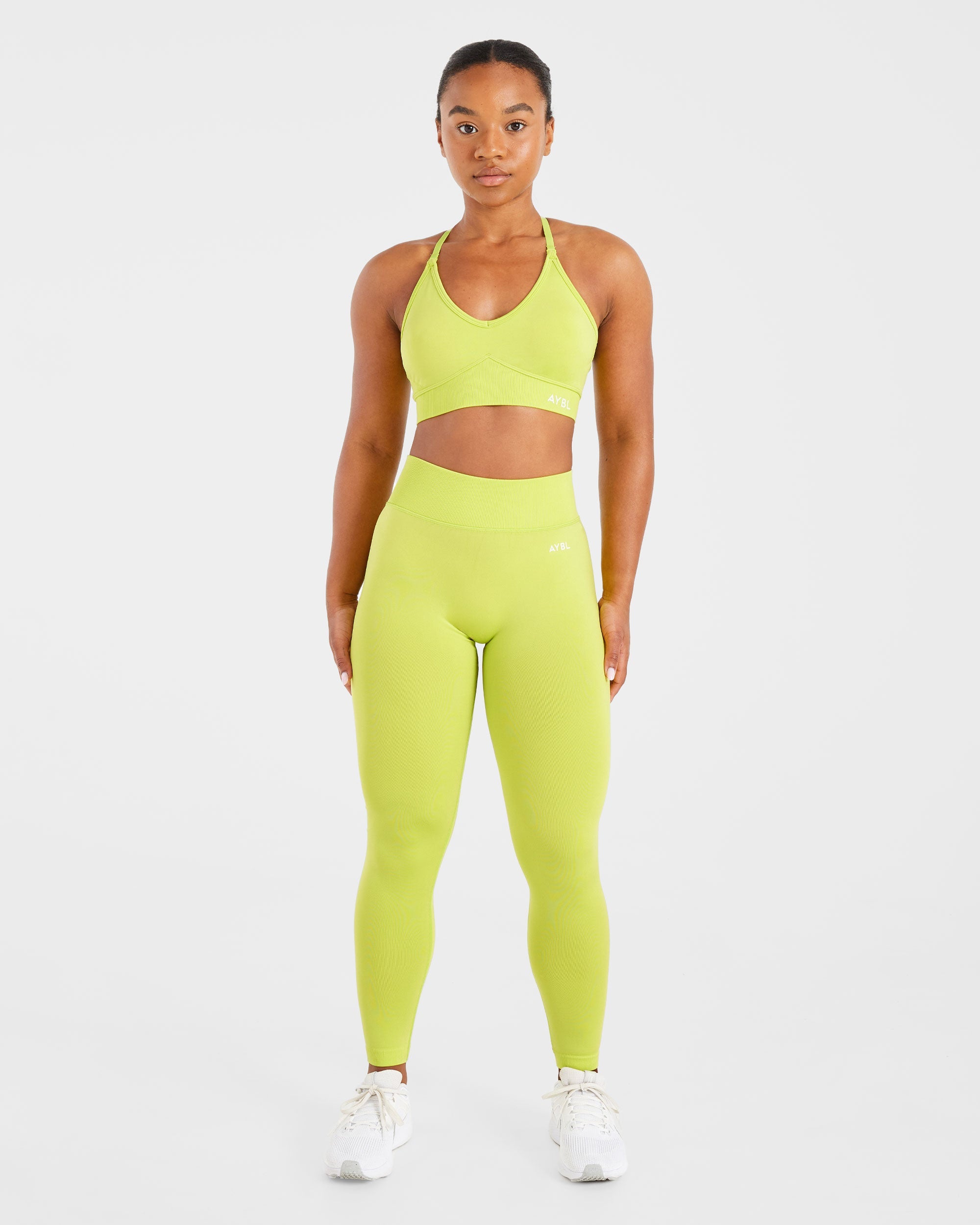 Adapt Seamless Sports Bra - Lime Grün