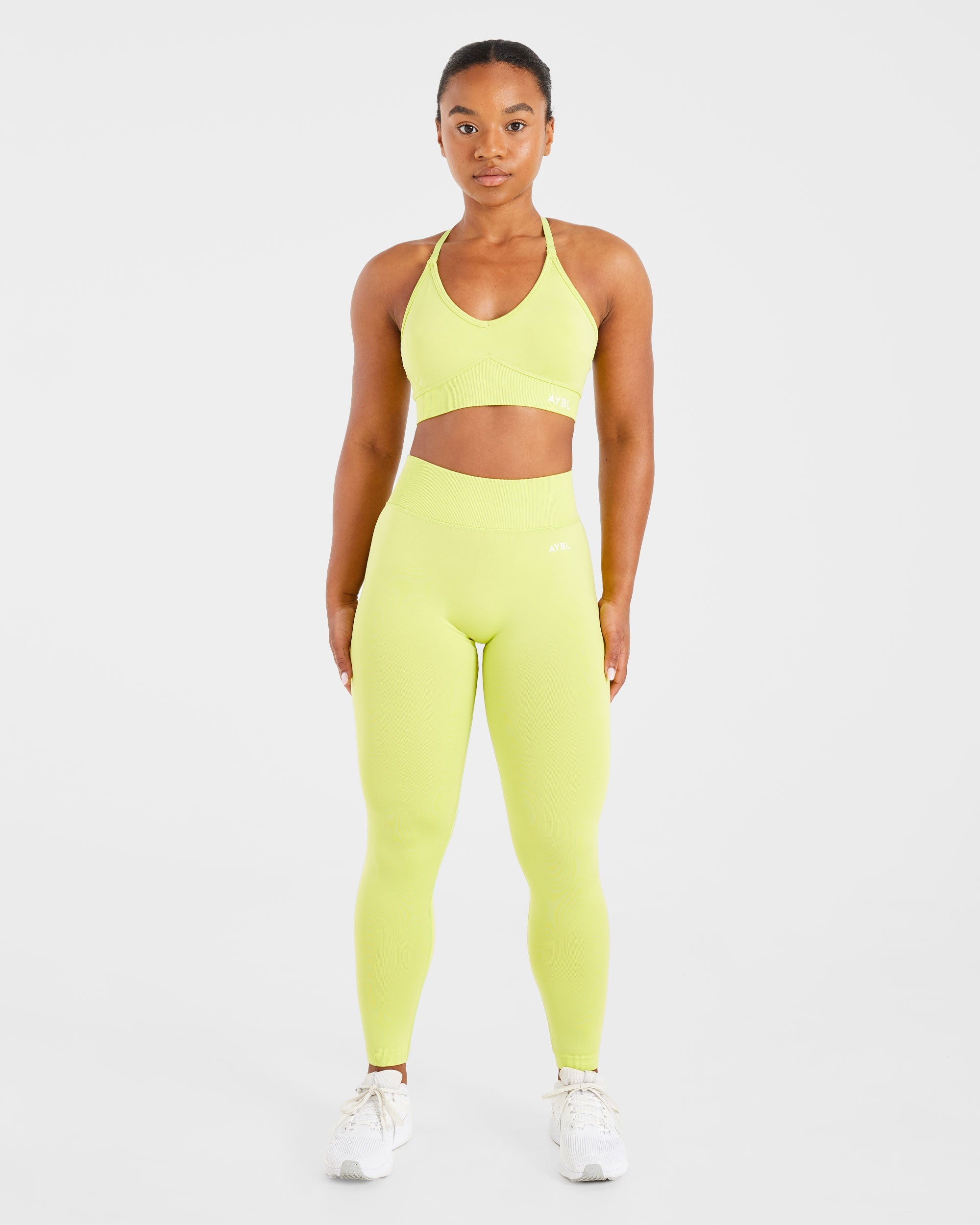 Adapt Seamless Sports Bra - Lime Grün