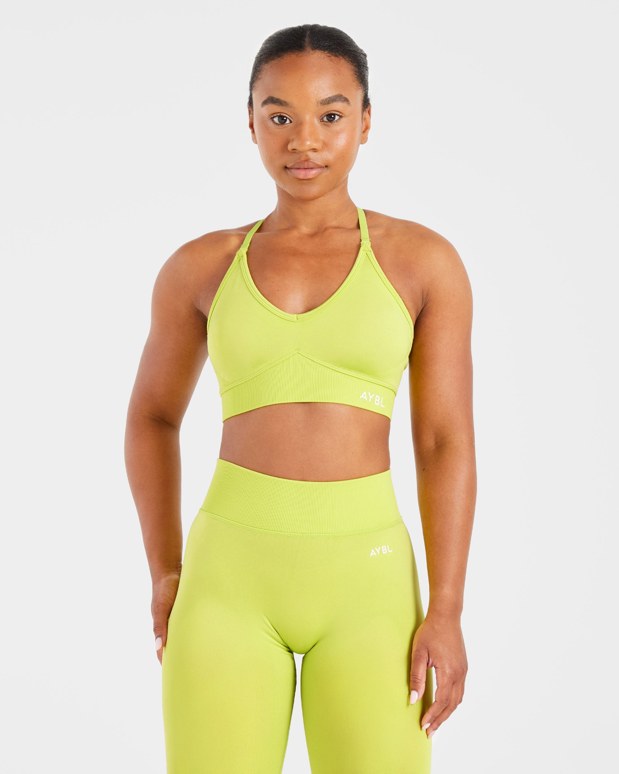 Adapt Seamless Sports Bra - Lime Grün