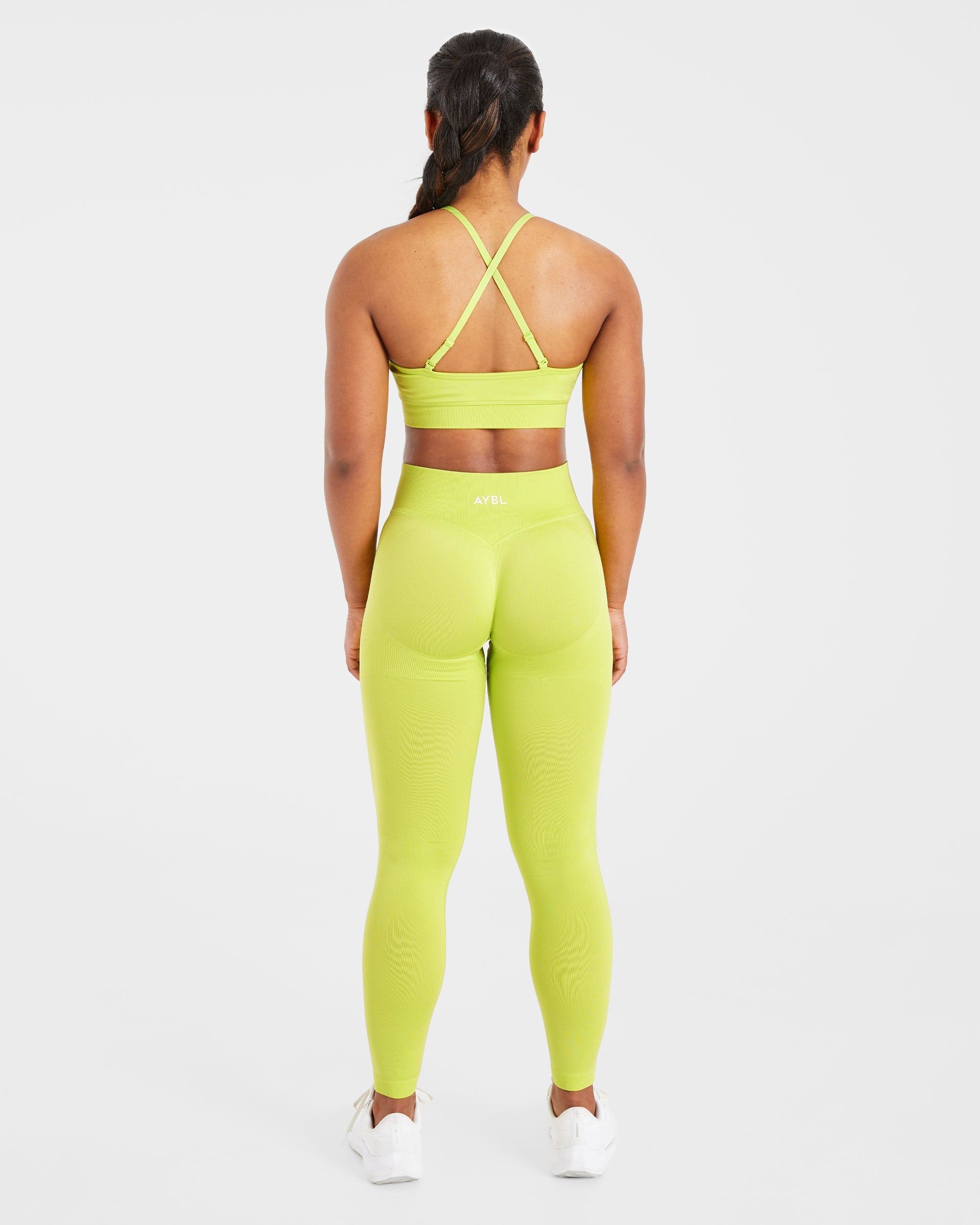 Adapt Seamless Sports Bra - Lime Grün