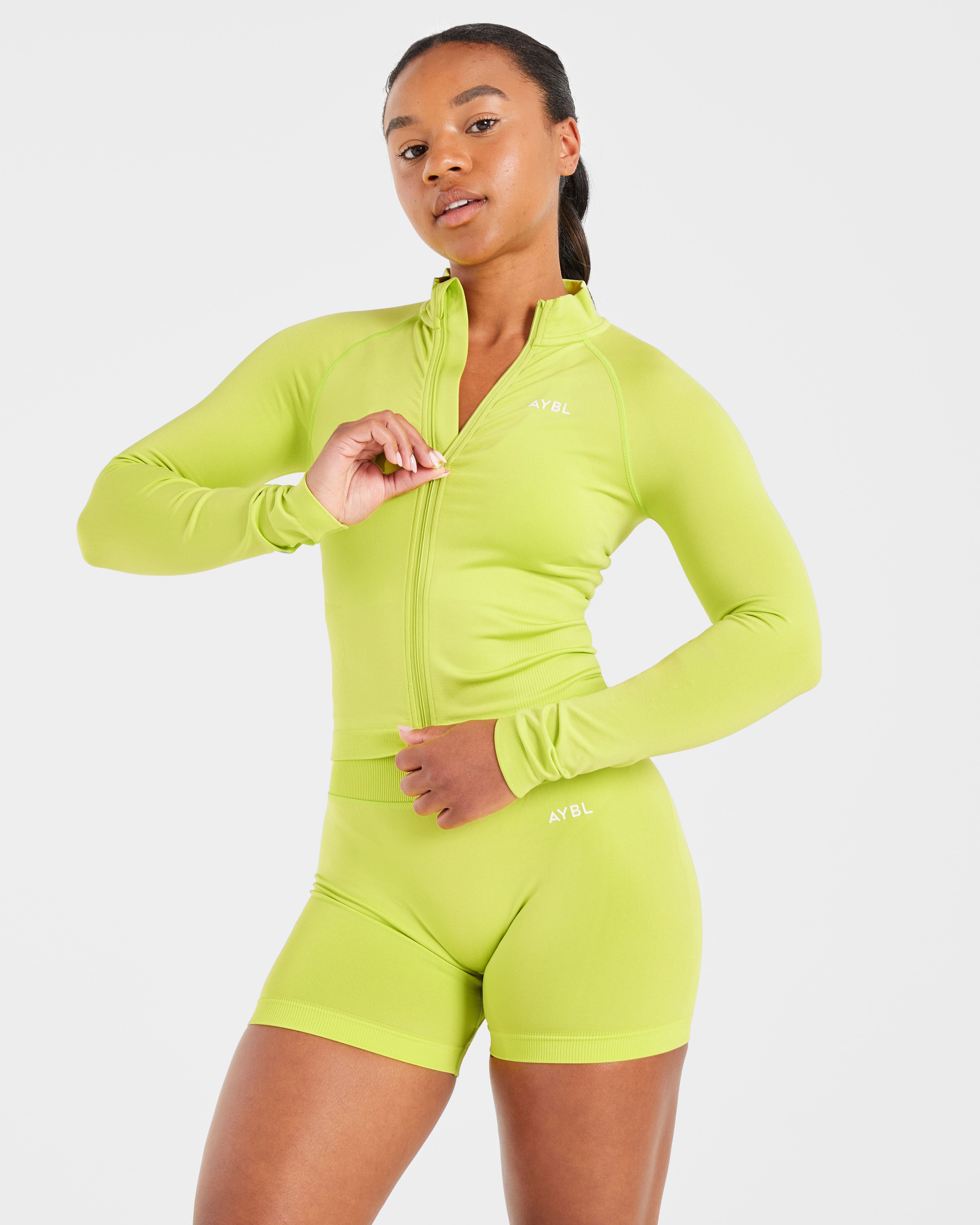 Adapt Seamless Jacket - Lime Grün