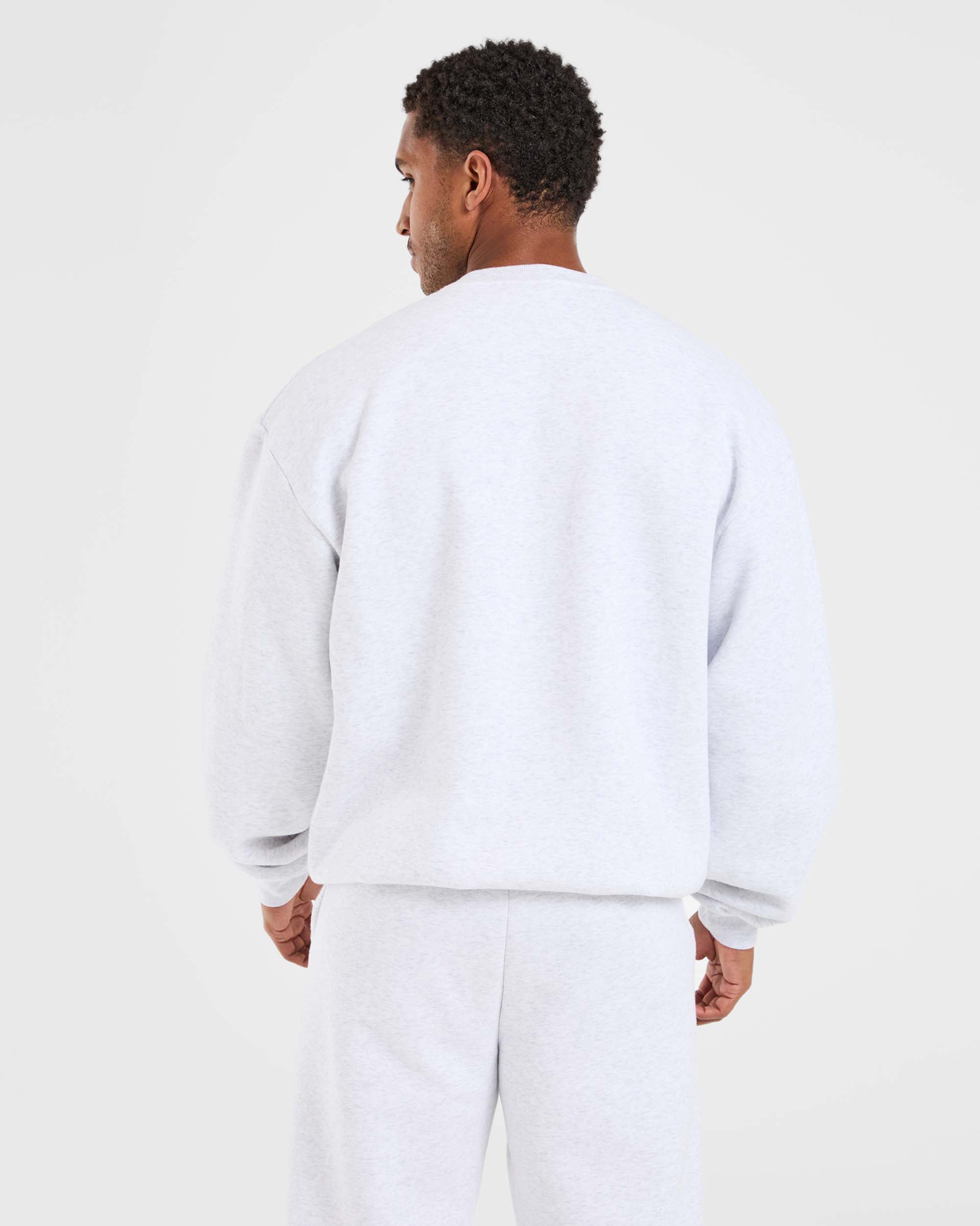 Academy Oversized Sweater - Grau Marl