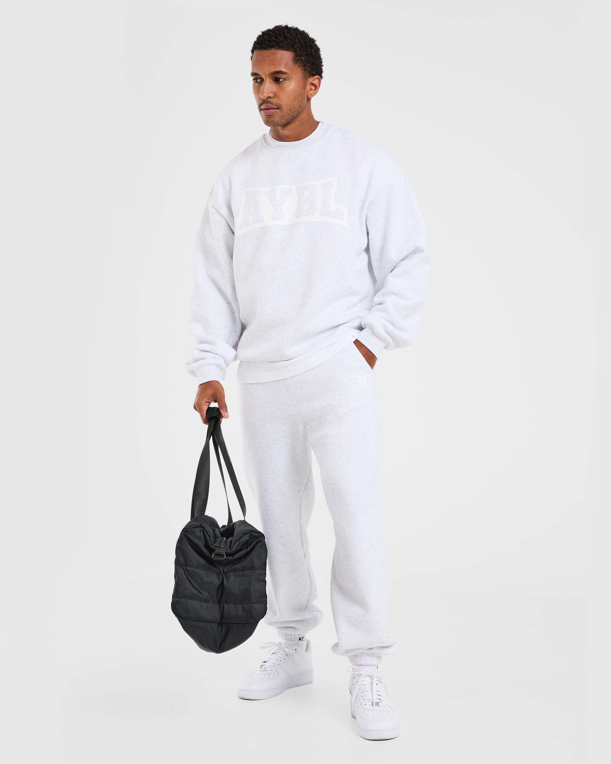 Academy Oversized Joggers - Grau Marl