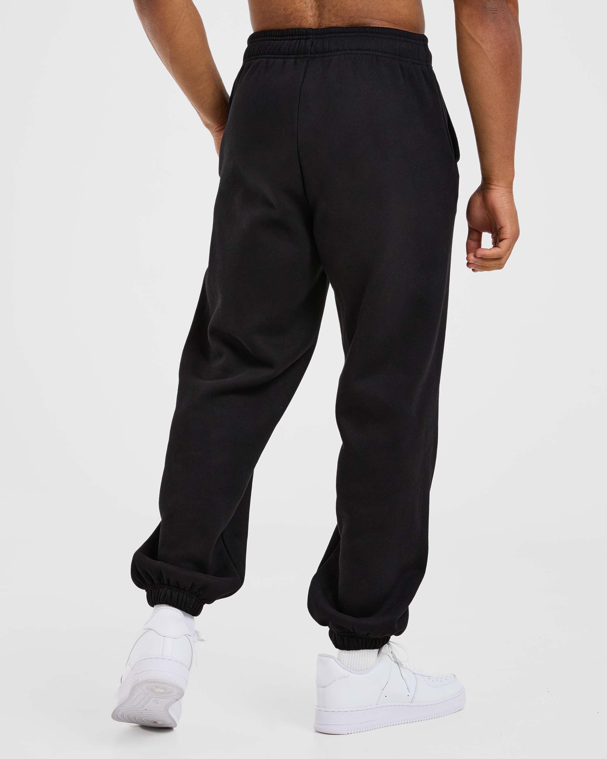 Academy Oversized Joggers - Schwarz