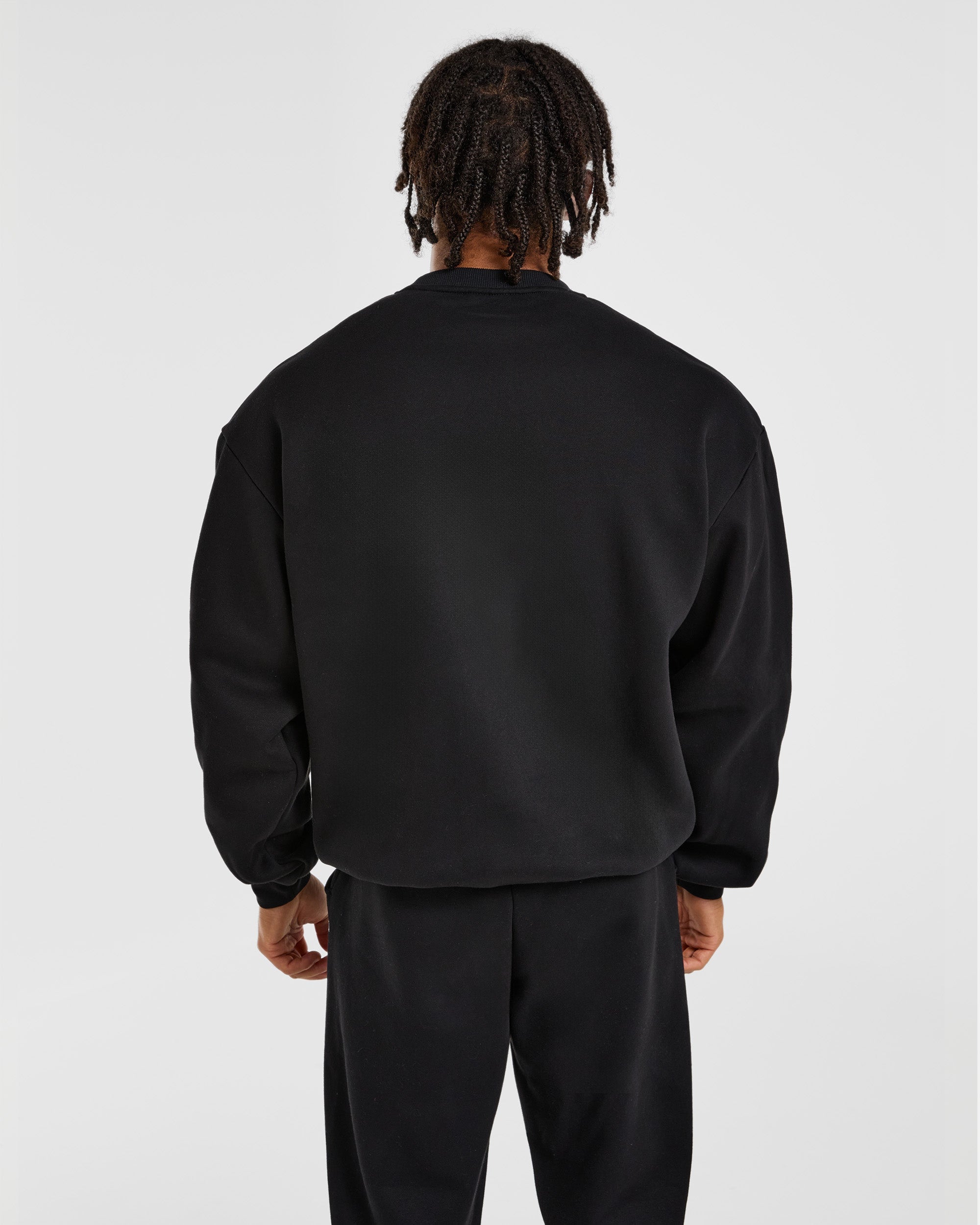 Academy Oversized Sweater - Schwarz