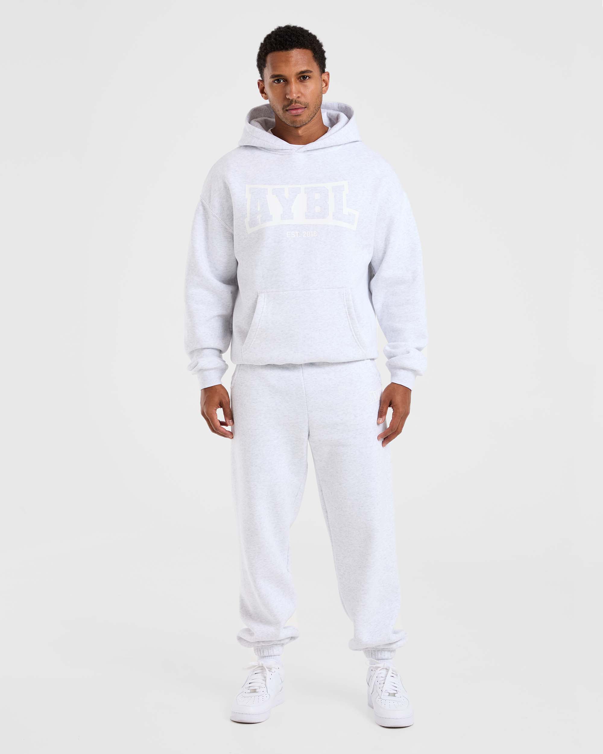 Academy Oversized Hoodie - Grau Marl