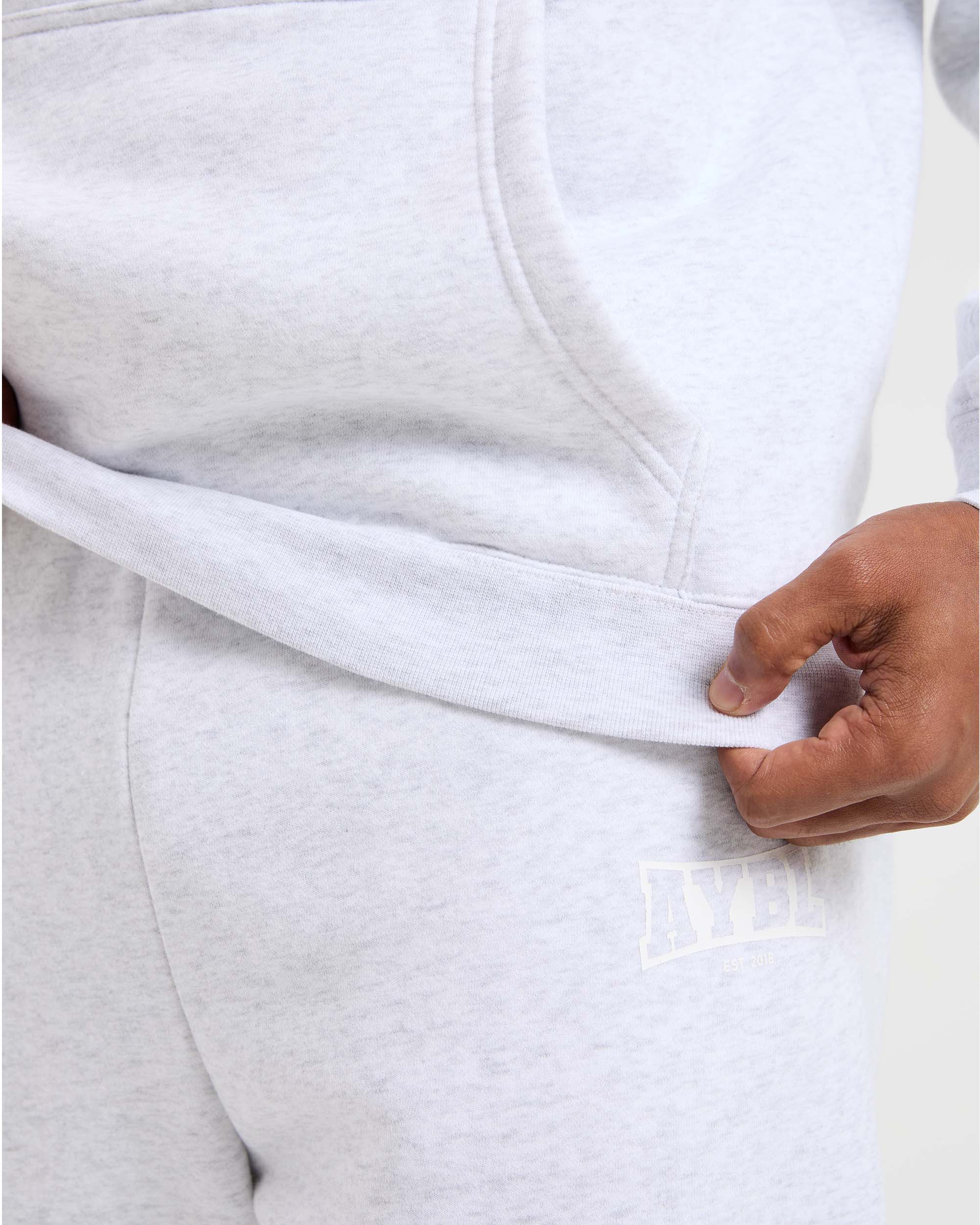 Academy Oversized Hoodie - Grau Marl