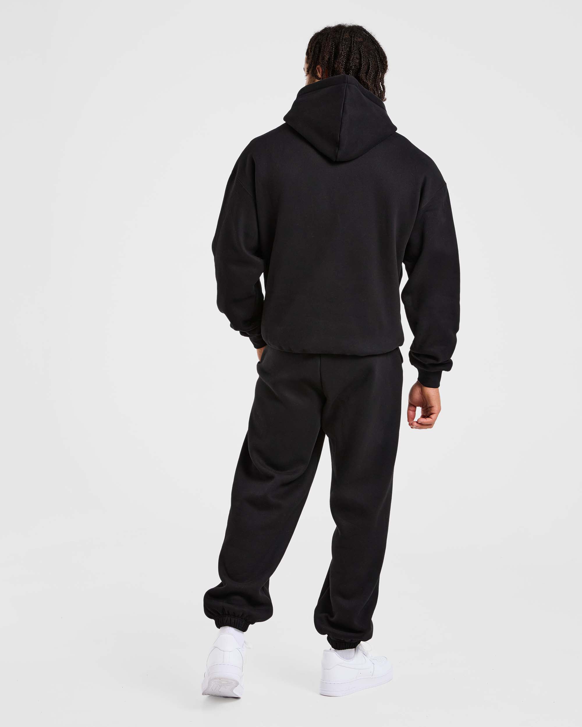 Academy Oversized Hoodie - Schwarz