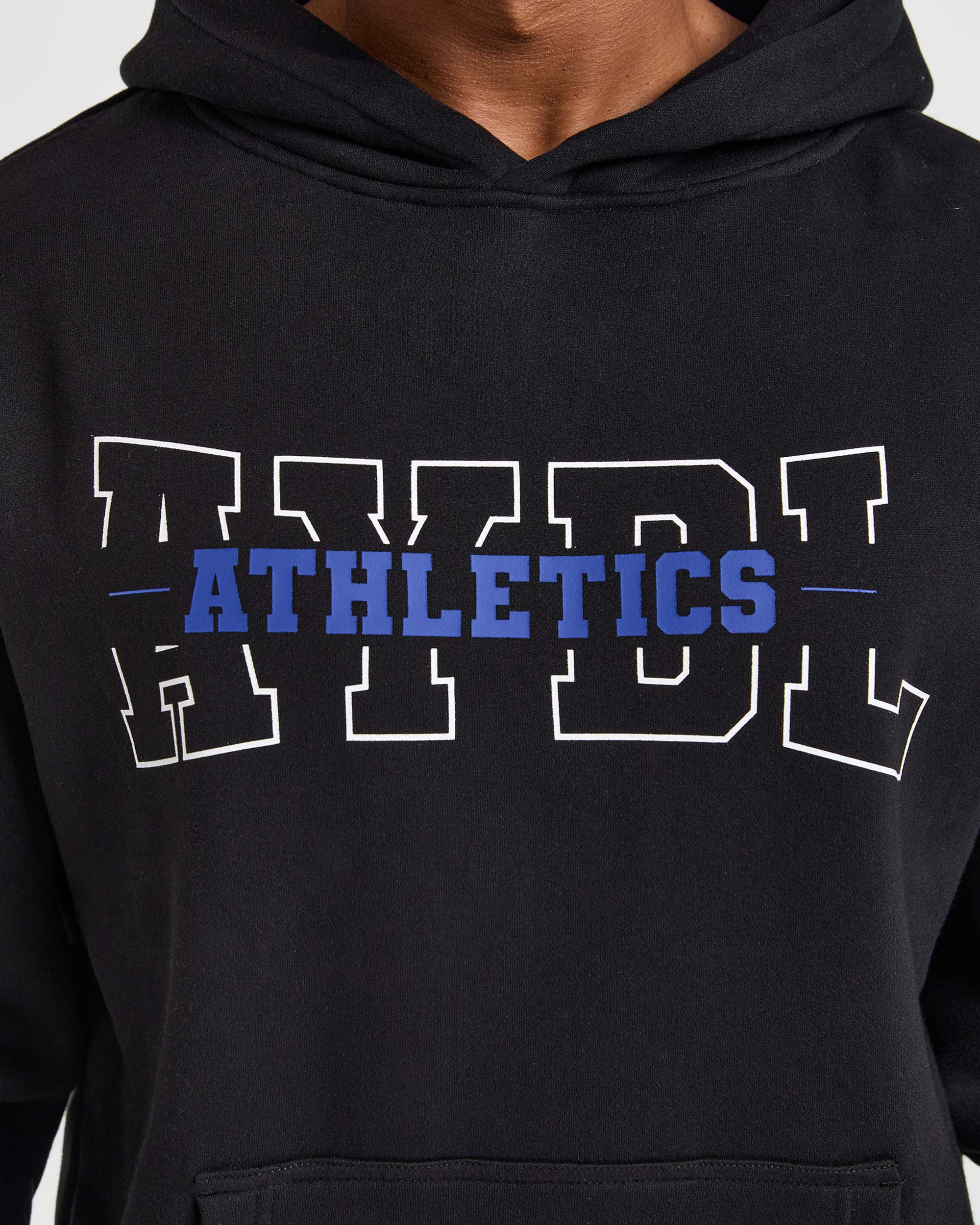 Athletics Oversized Hoodie - Schwarz