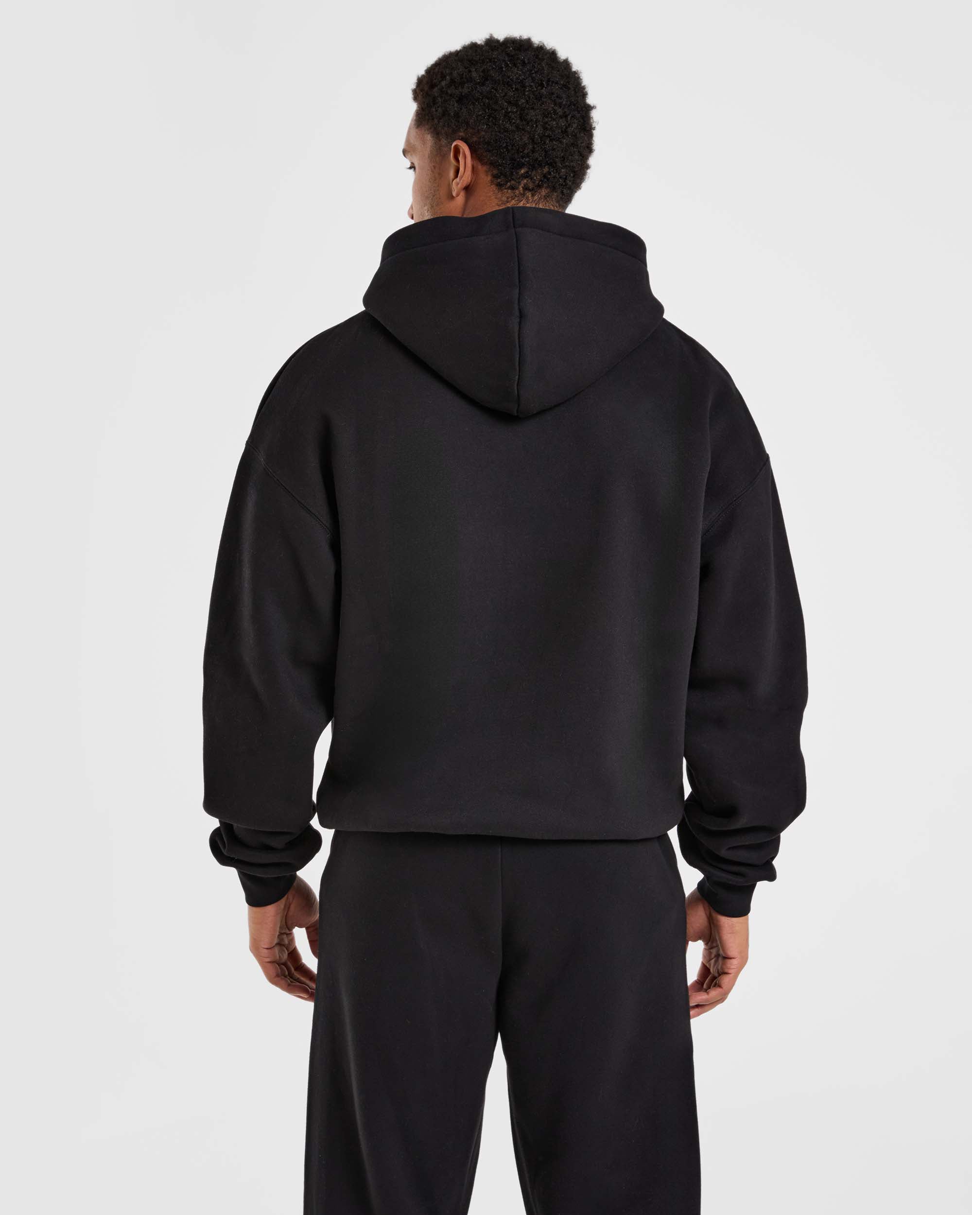 Athletics Oversized Hoodie - Schwarz