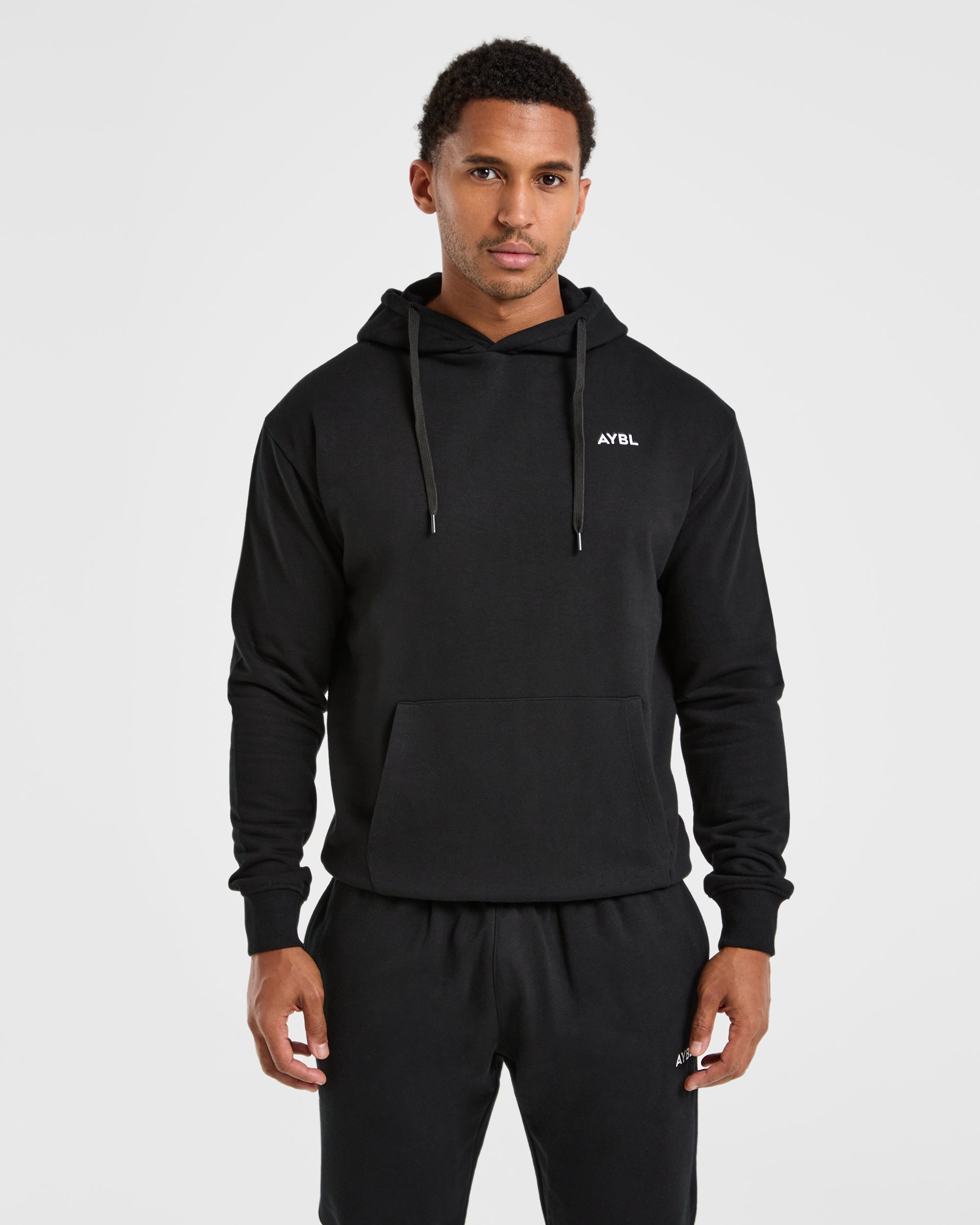 Essential Lightweight Hoodie Schwarz