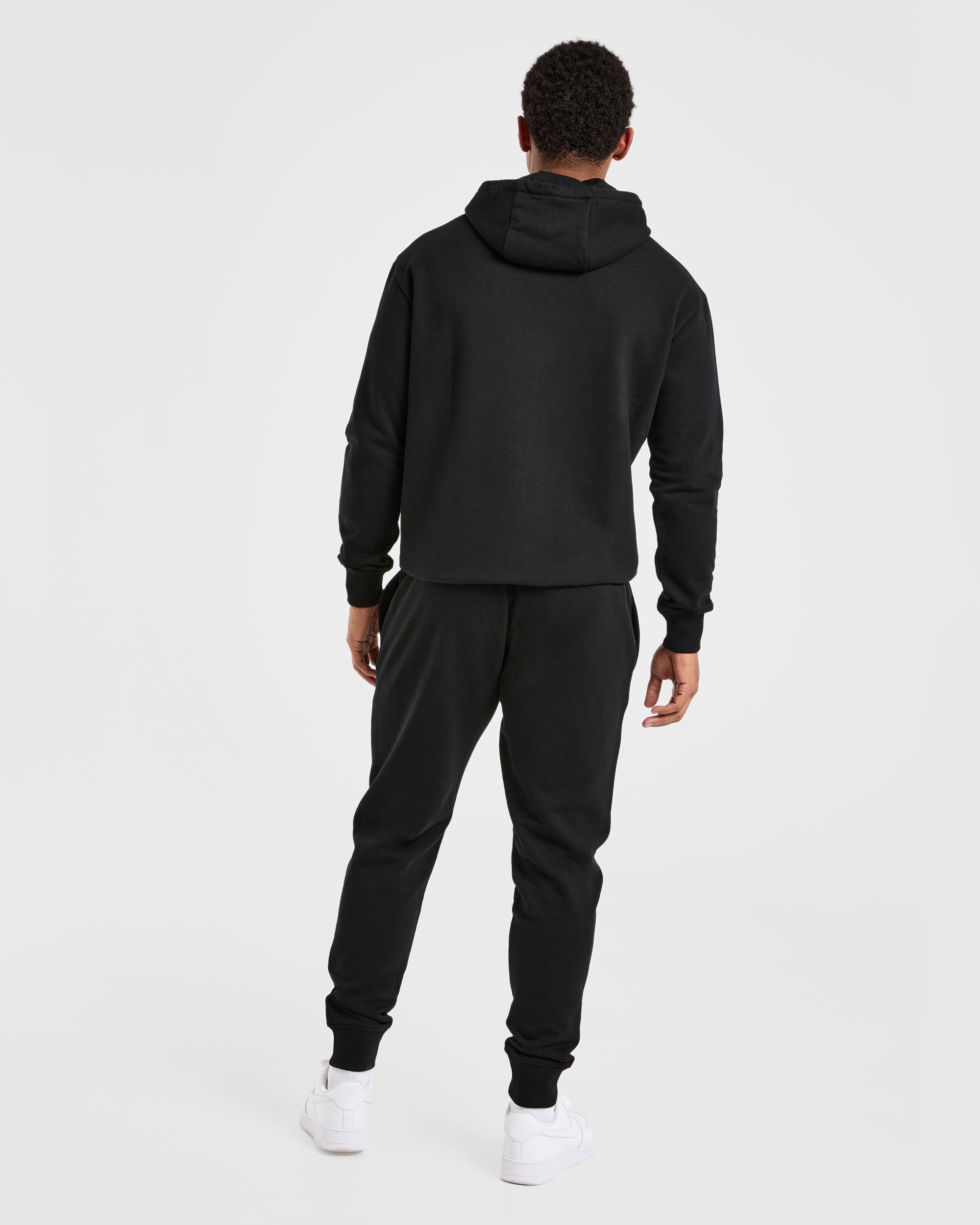 Essential Lightweight Hoodie - Schwarz