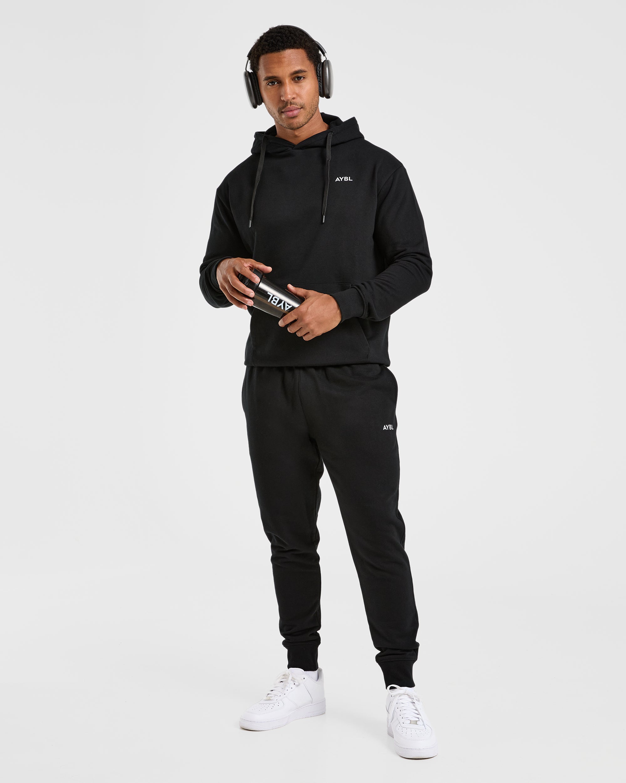 Essential Lightweight Hoodie - Schwarz