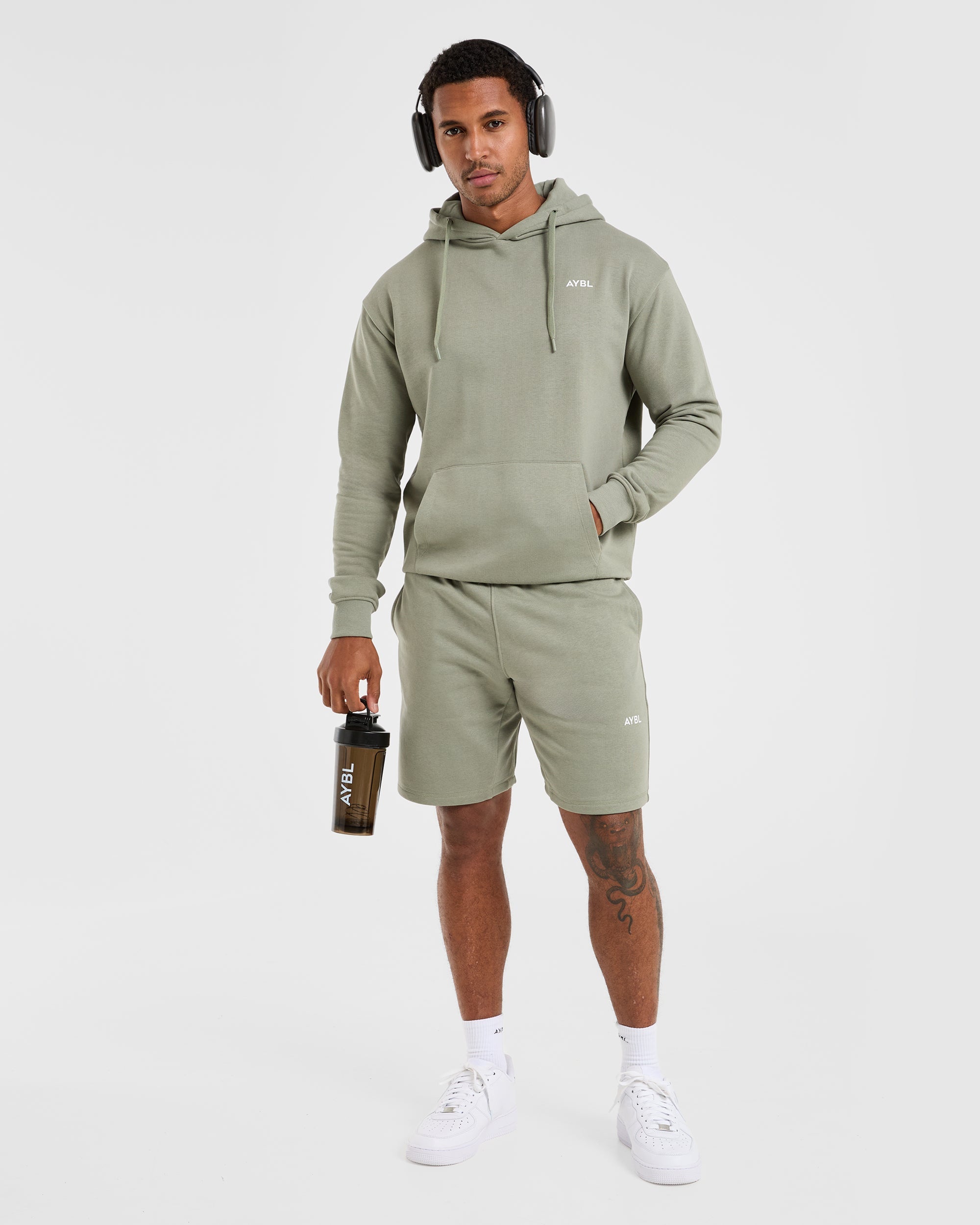 Essential Lightweight Hoodie - Washed Sage