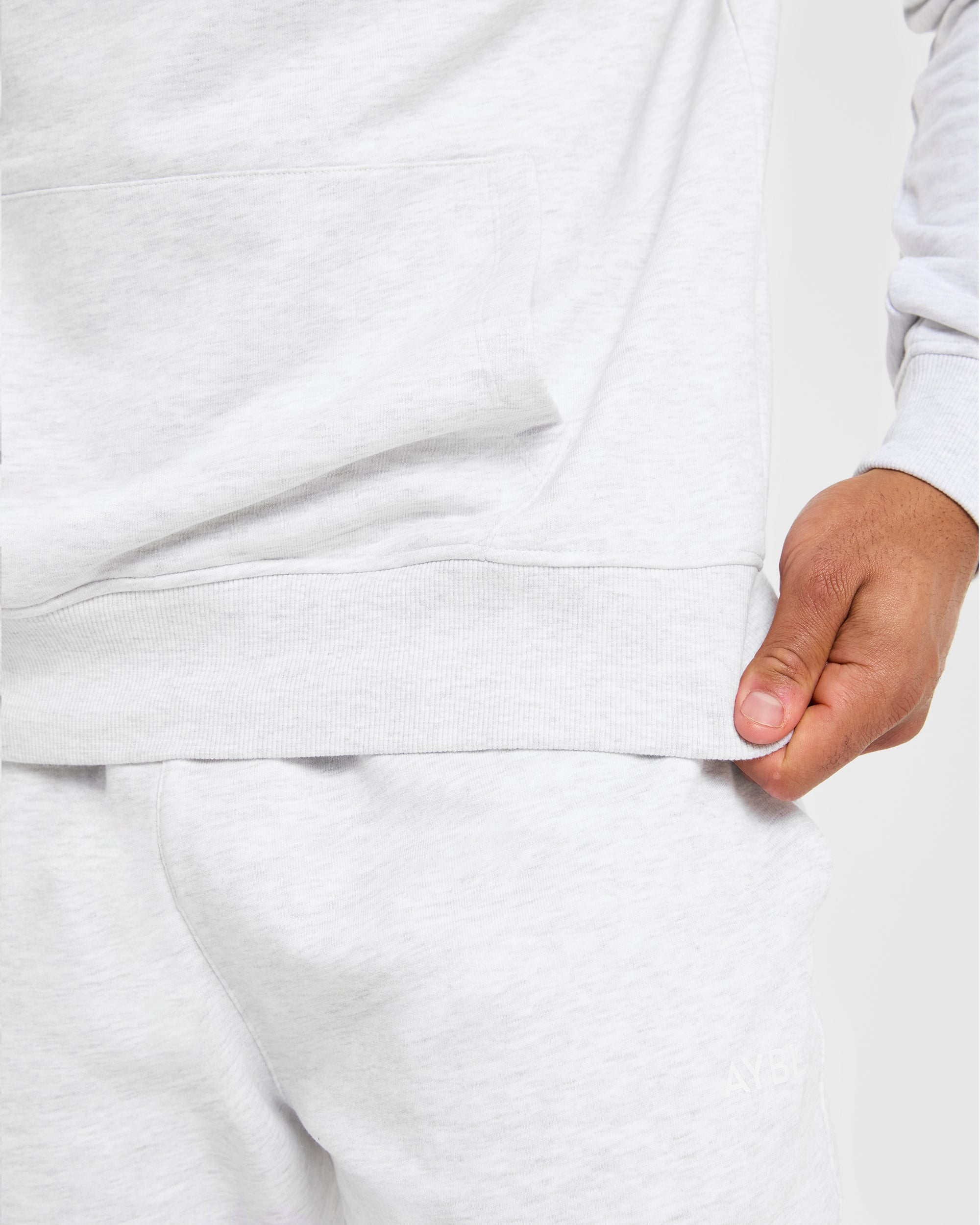 Essential Lightweight Hoodie - Grau Marl