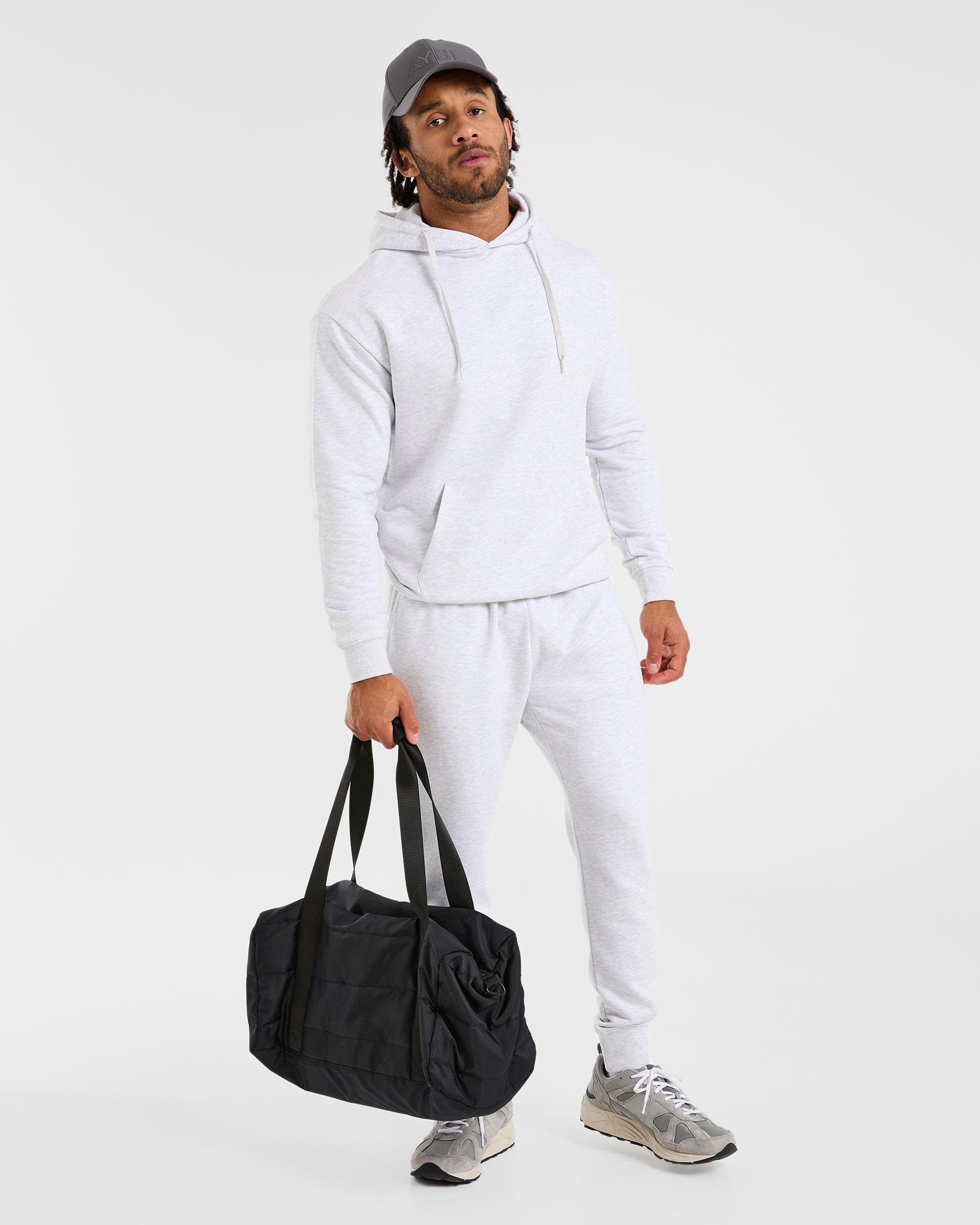 Essential Lightweight Hoodie - Grau Marl