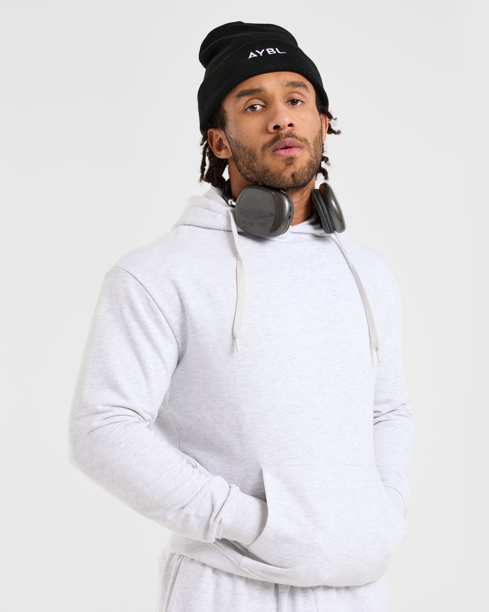 Essential Lightweight Hoodie - Grau Marl