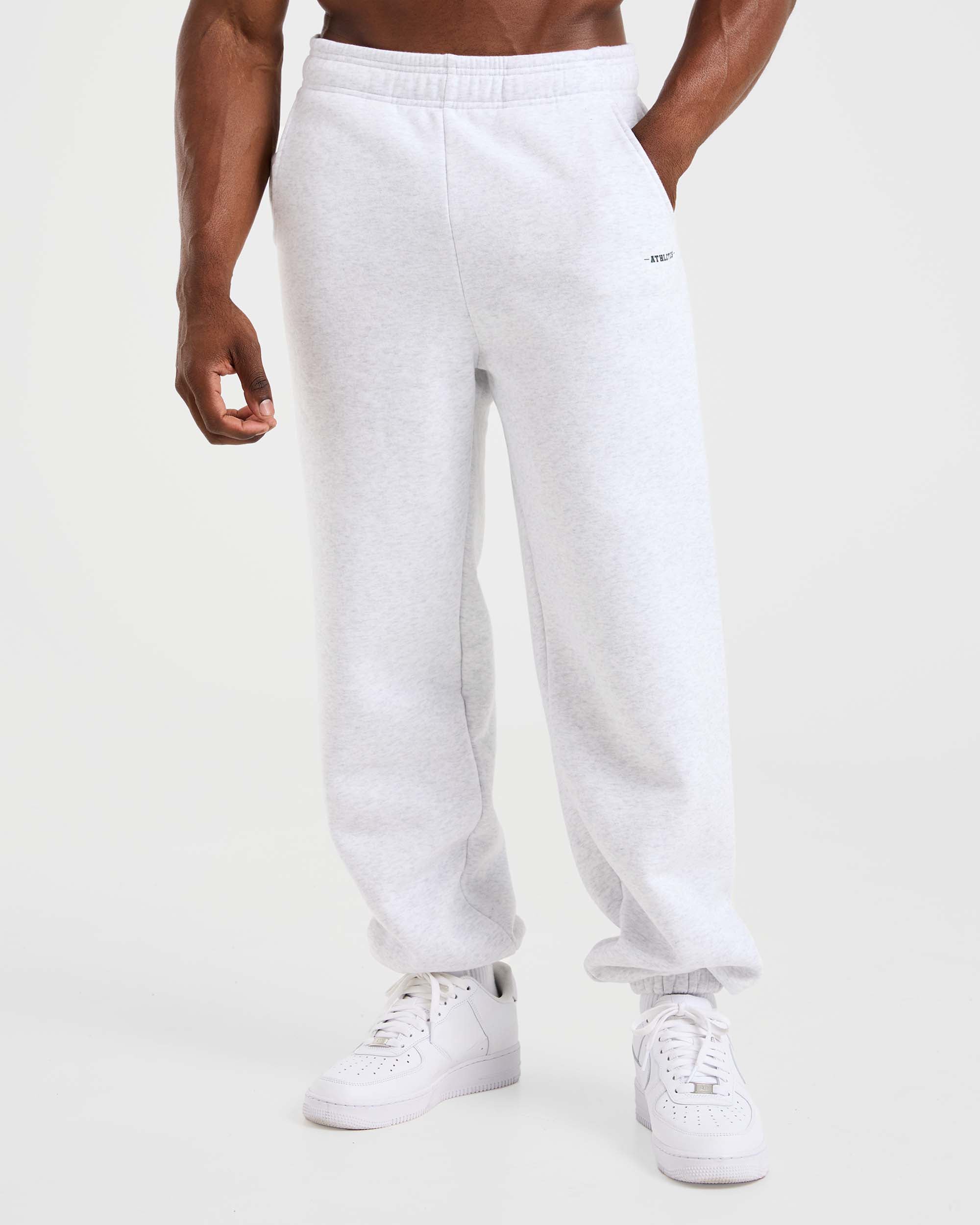 Athletics Oversized Joggers Grau Marl