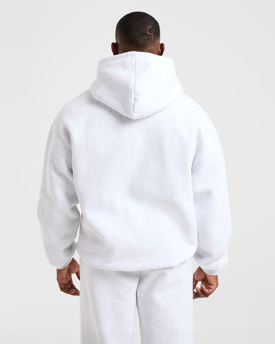 Athletics Oversized Hoodie - Grau Marl