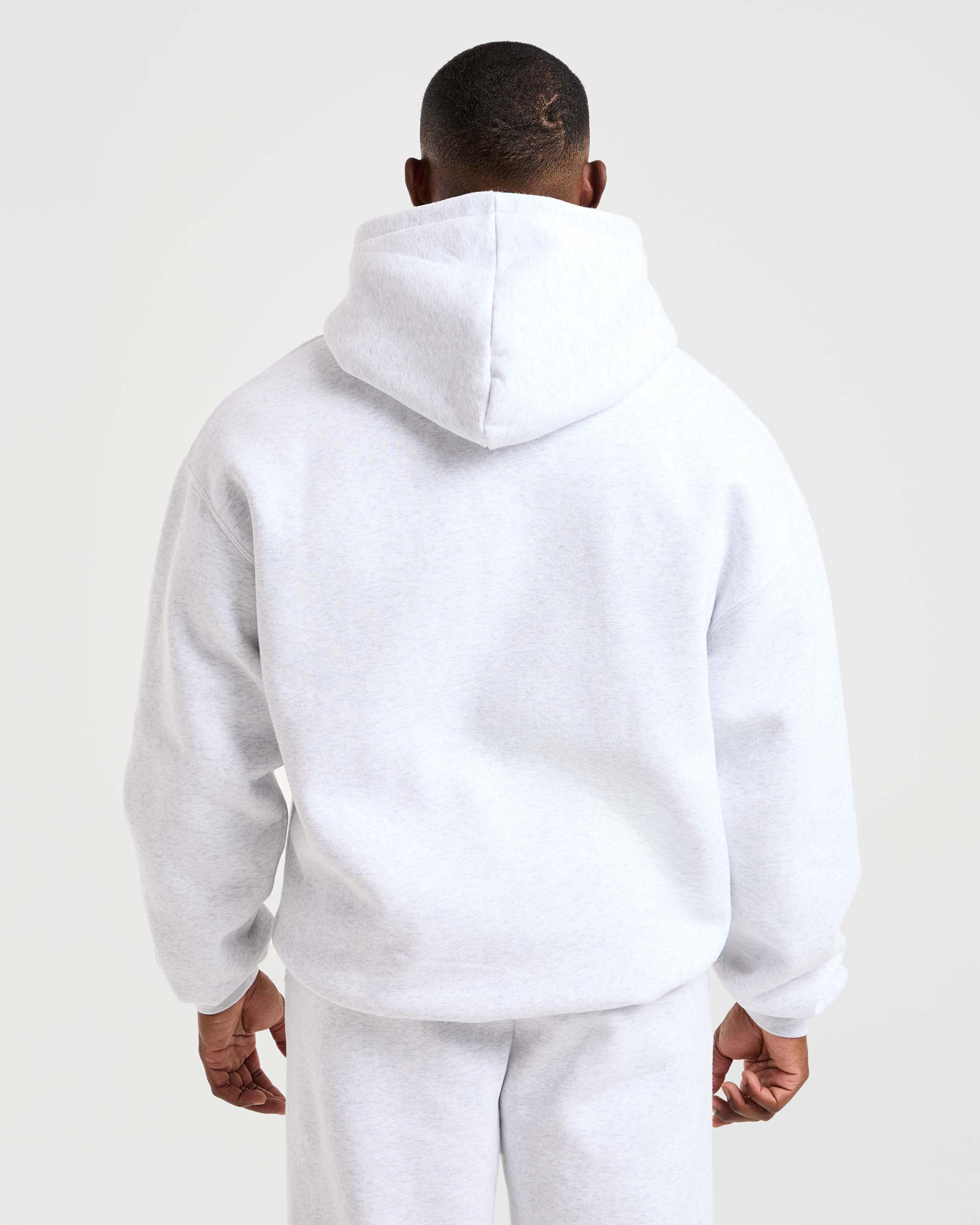 Athletics Oversized Hoodie - Grau Marl