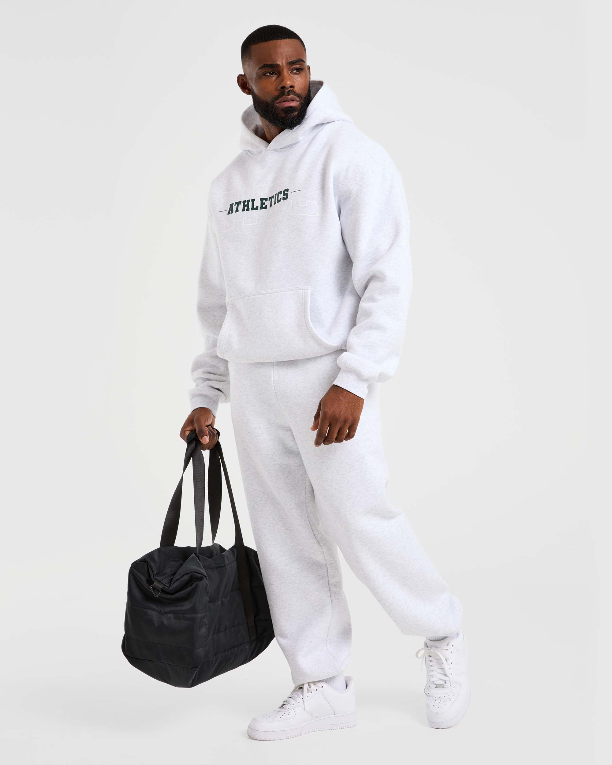 Athletics Oversized Joggers - Grau Marl