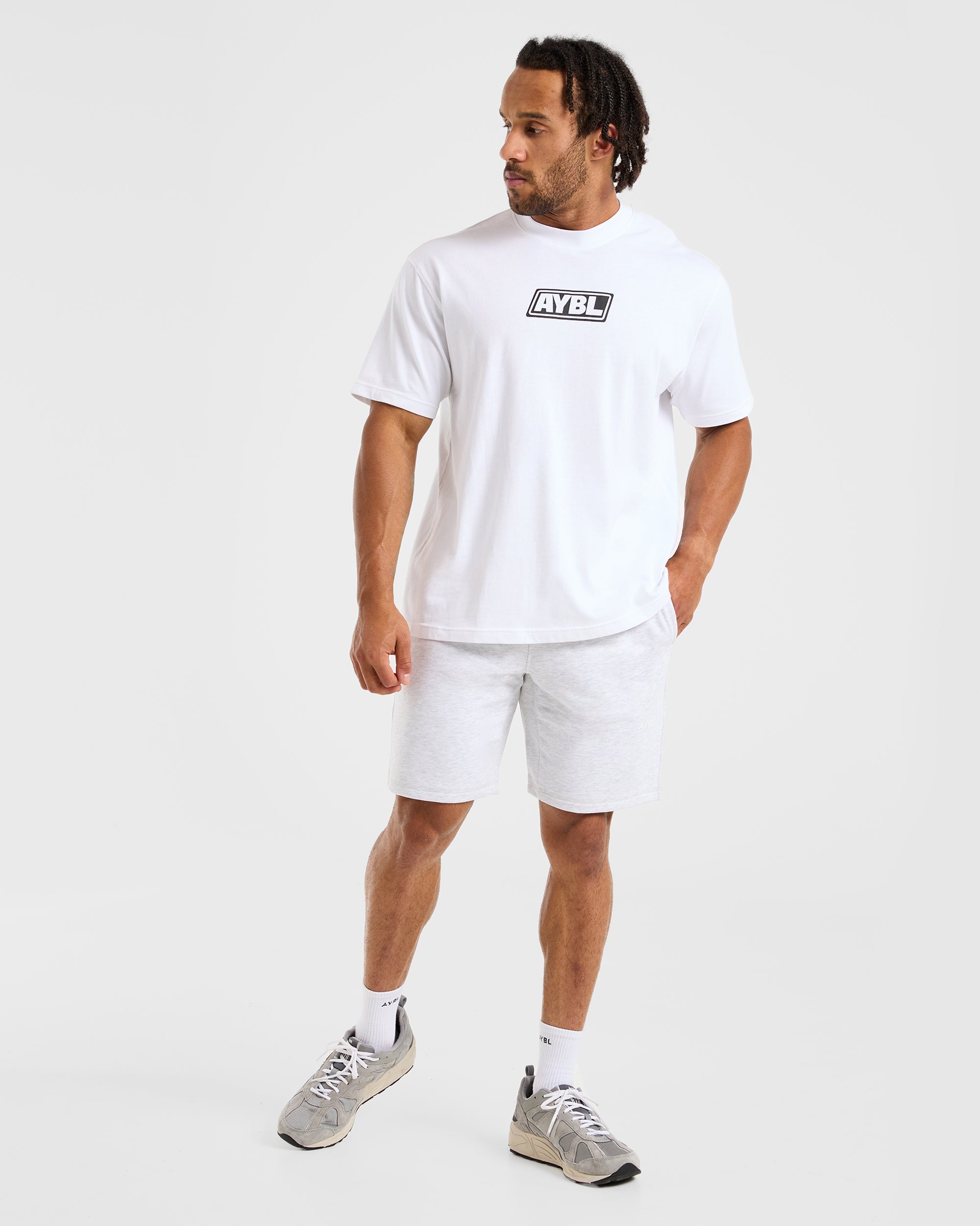 Essential Lightweight 7" Shorts - Grau Marl