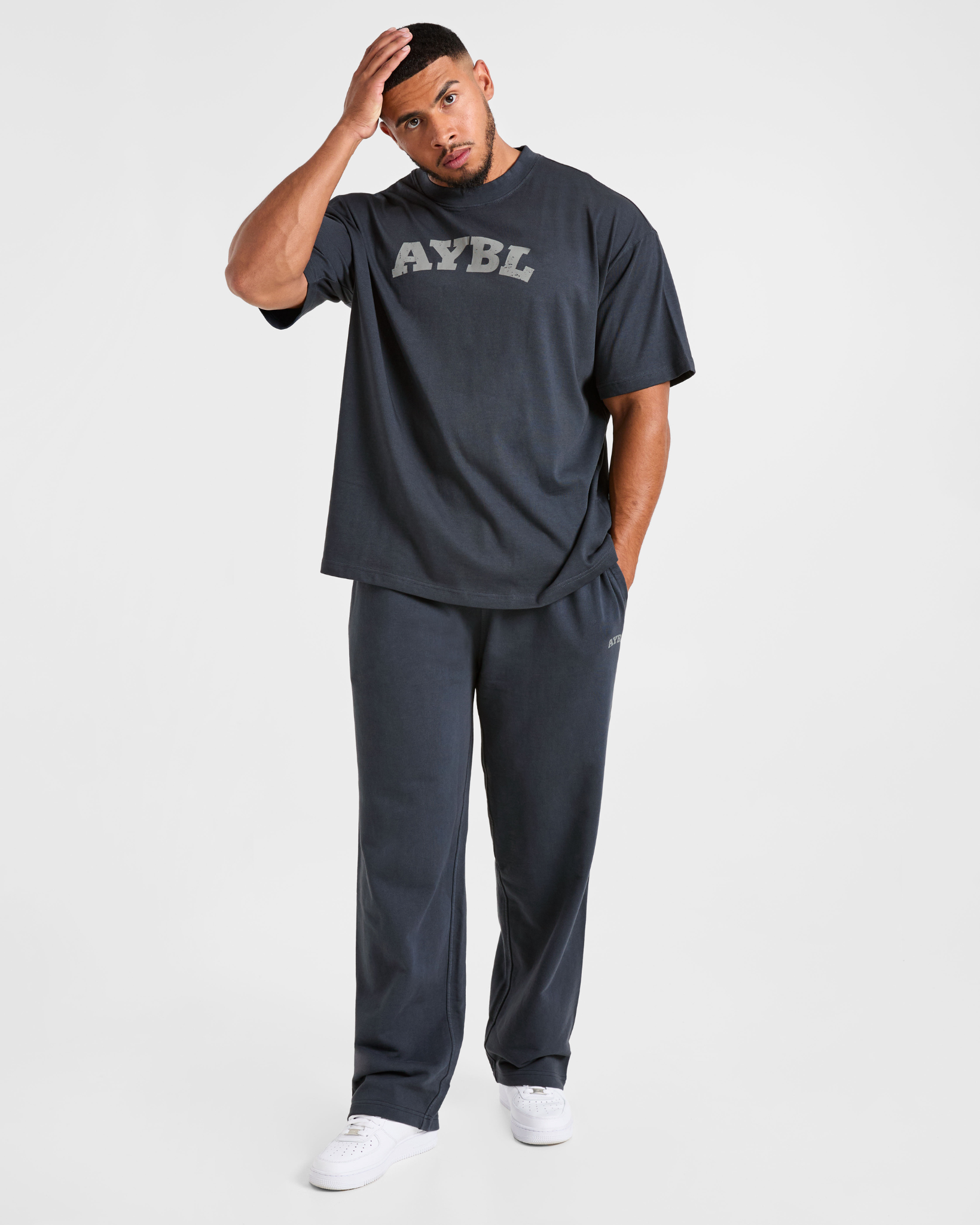 Elite Straight Leg Joggers - Heavy Blau