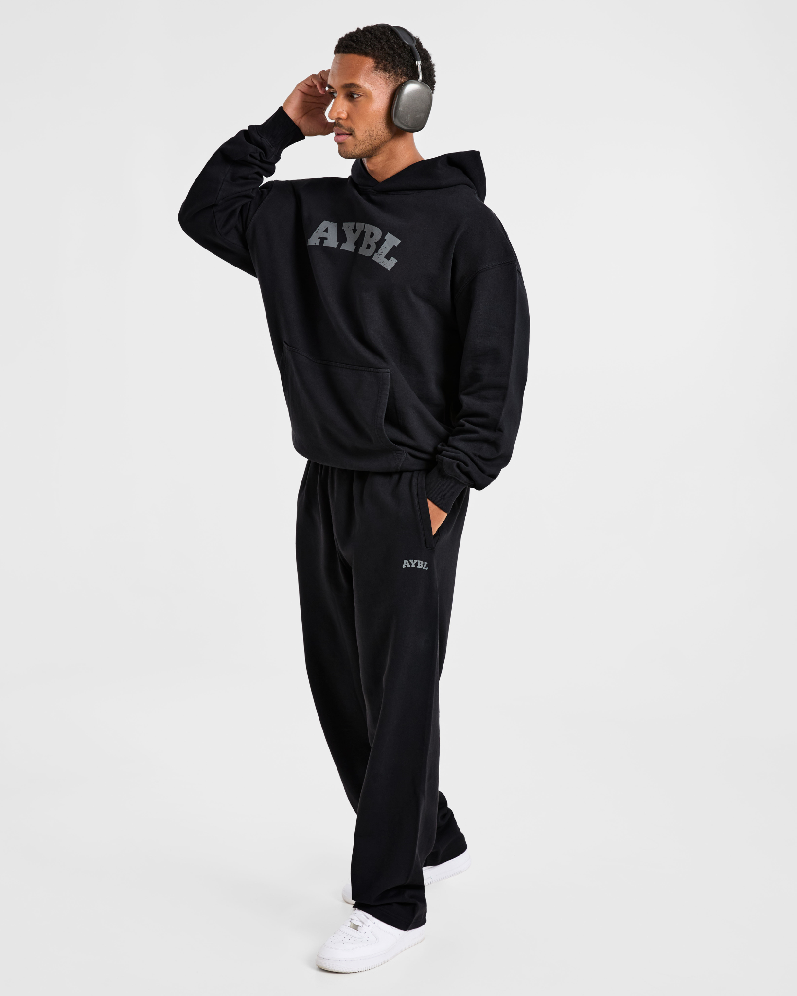 Elite Straight Leg Joggers - Schwarz/Charcoal