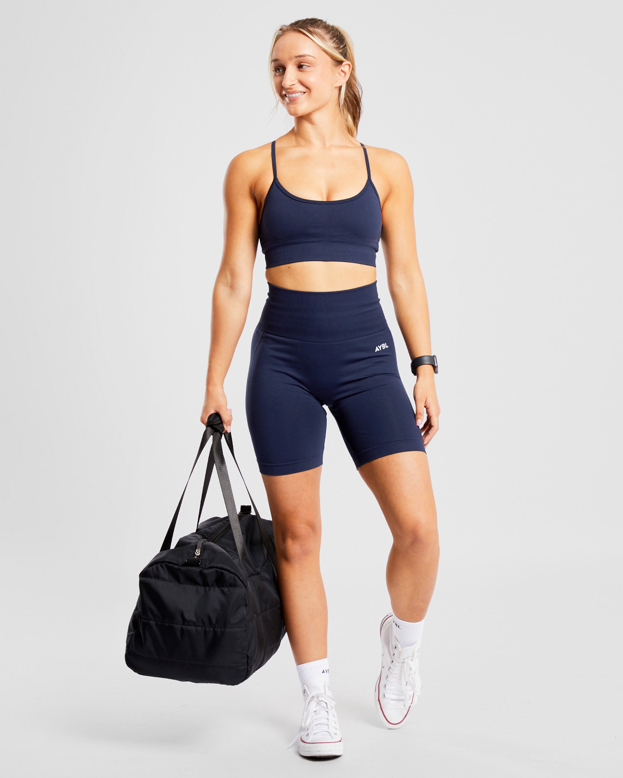 Empower Seamless Sports Bra - Navy