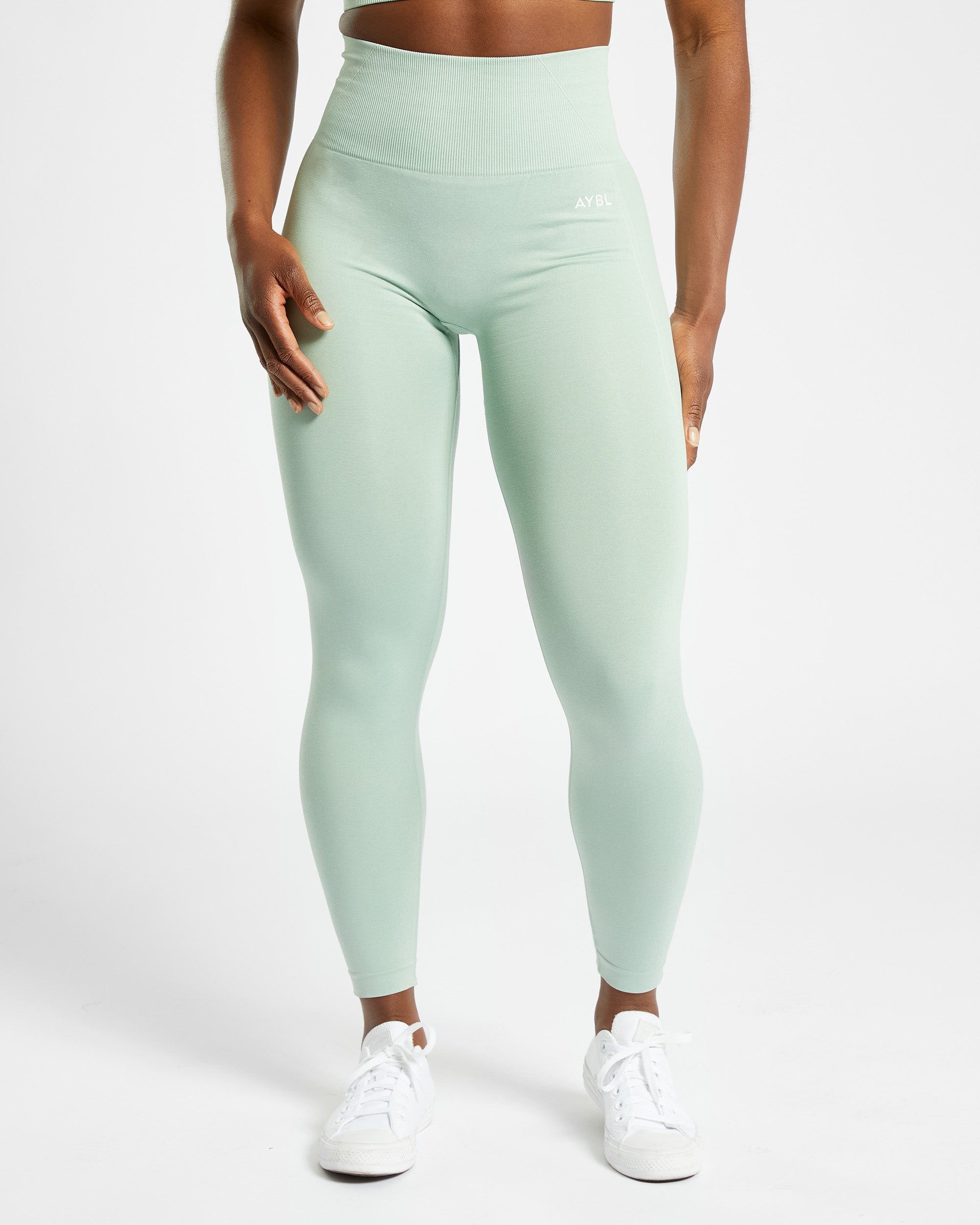 Empower Seamless Leggings - Spring Grün Marl