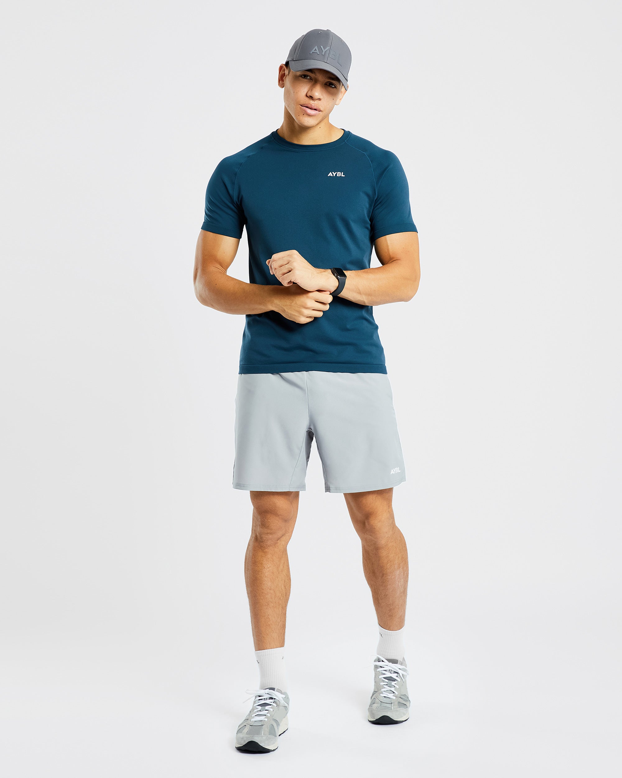 Ascend Seamless T Shirt - Marine Blau