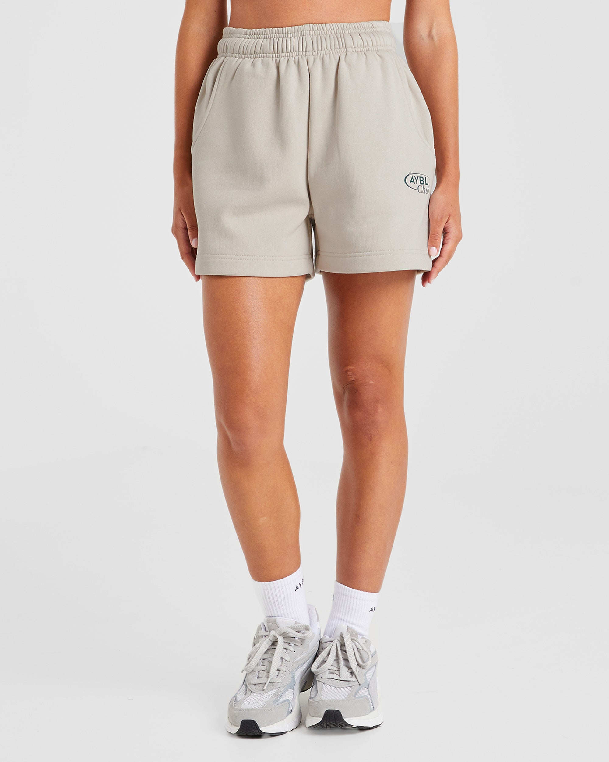 AYBL Club Shorts - Sand/Grün