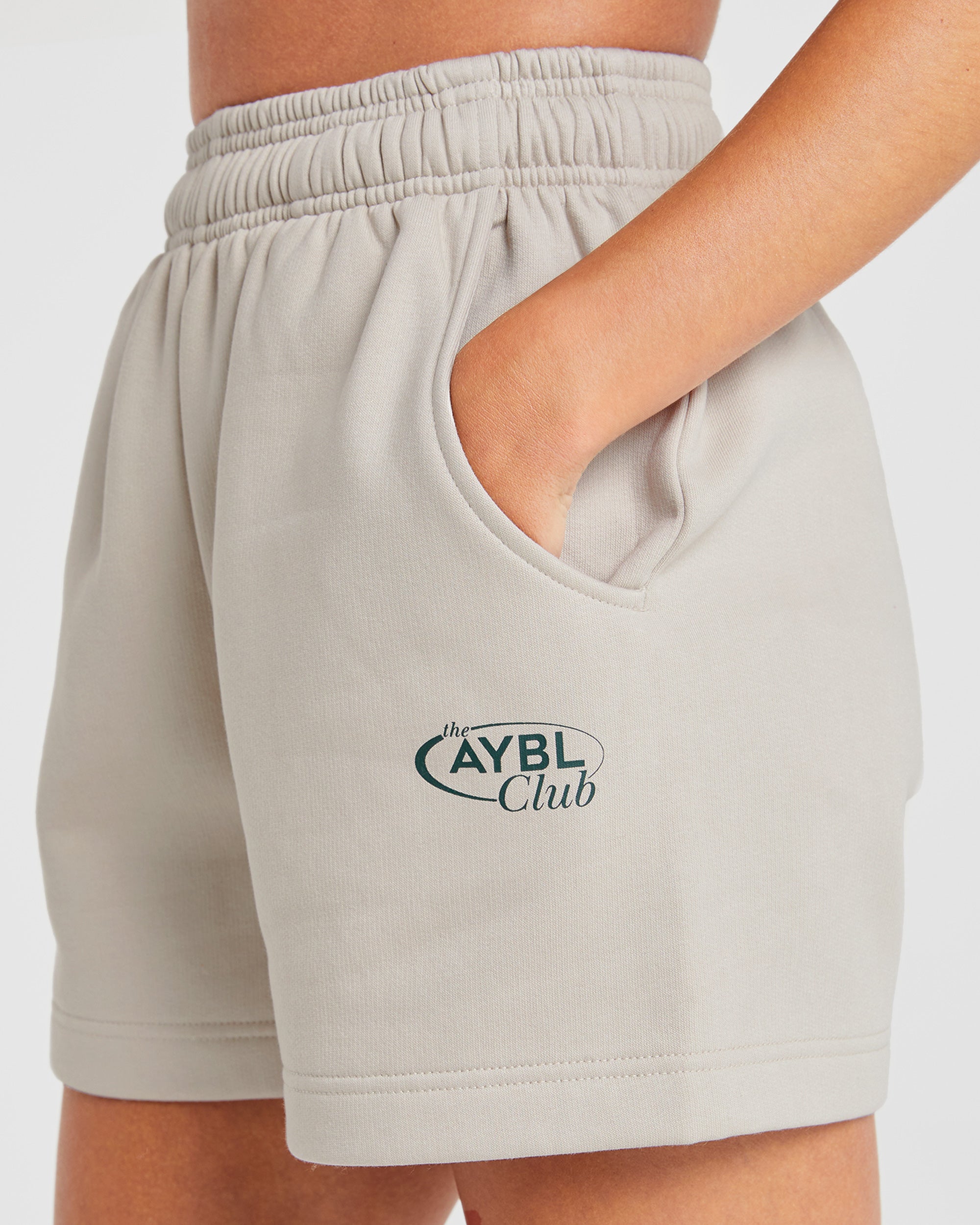 AYBL Club Shorts - Sand/Grün