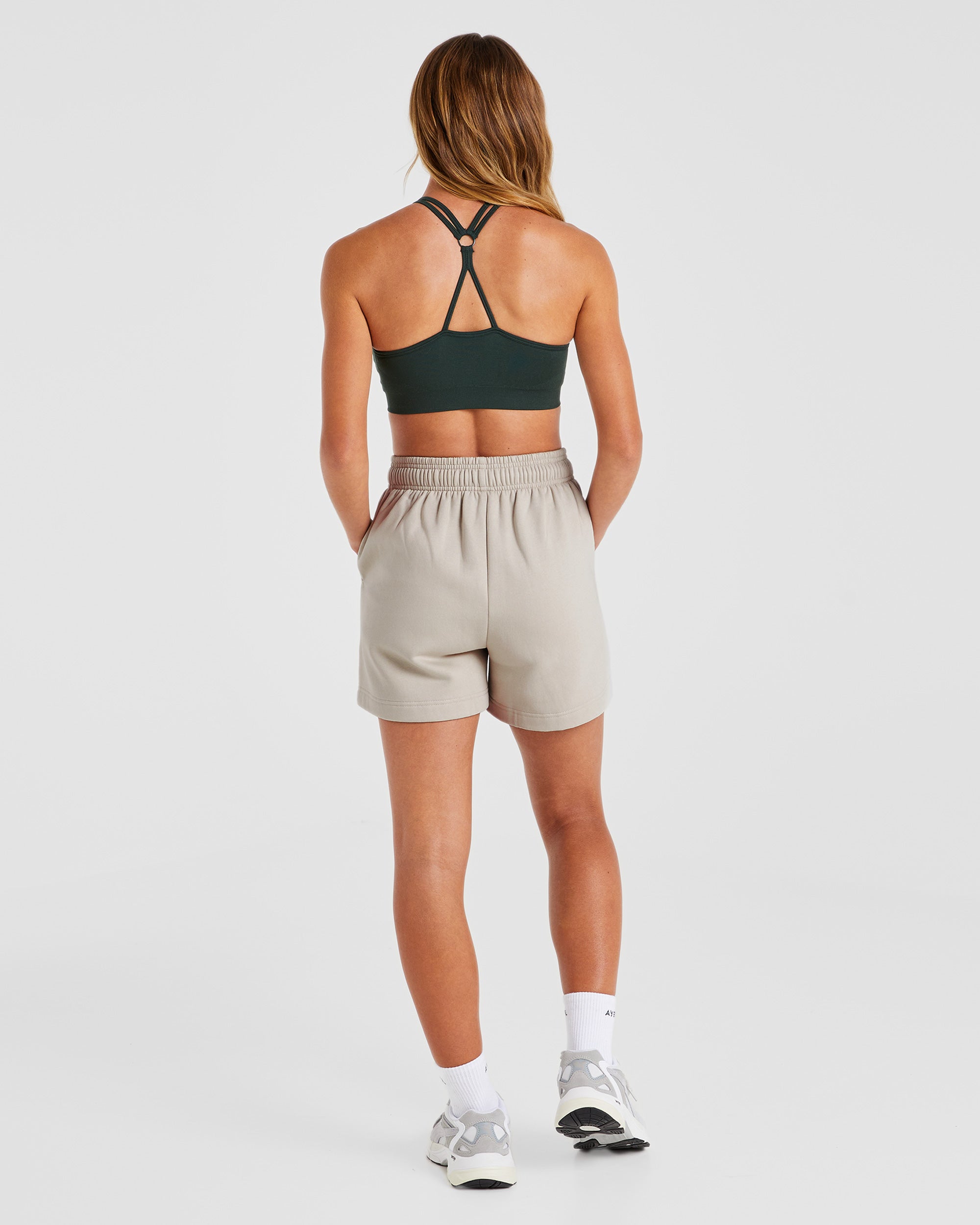 AYBL Club Shorts - Sand/Grün