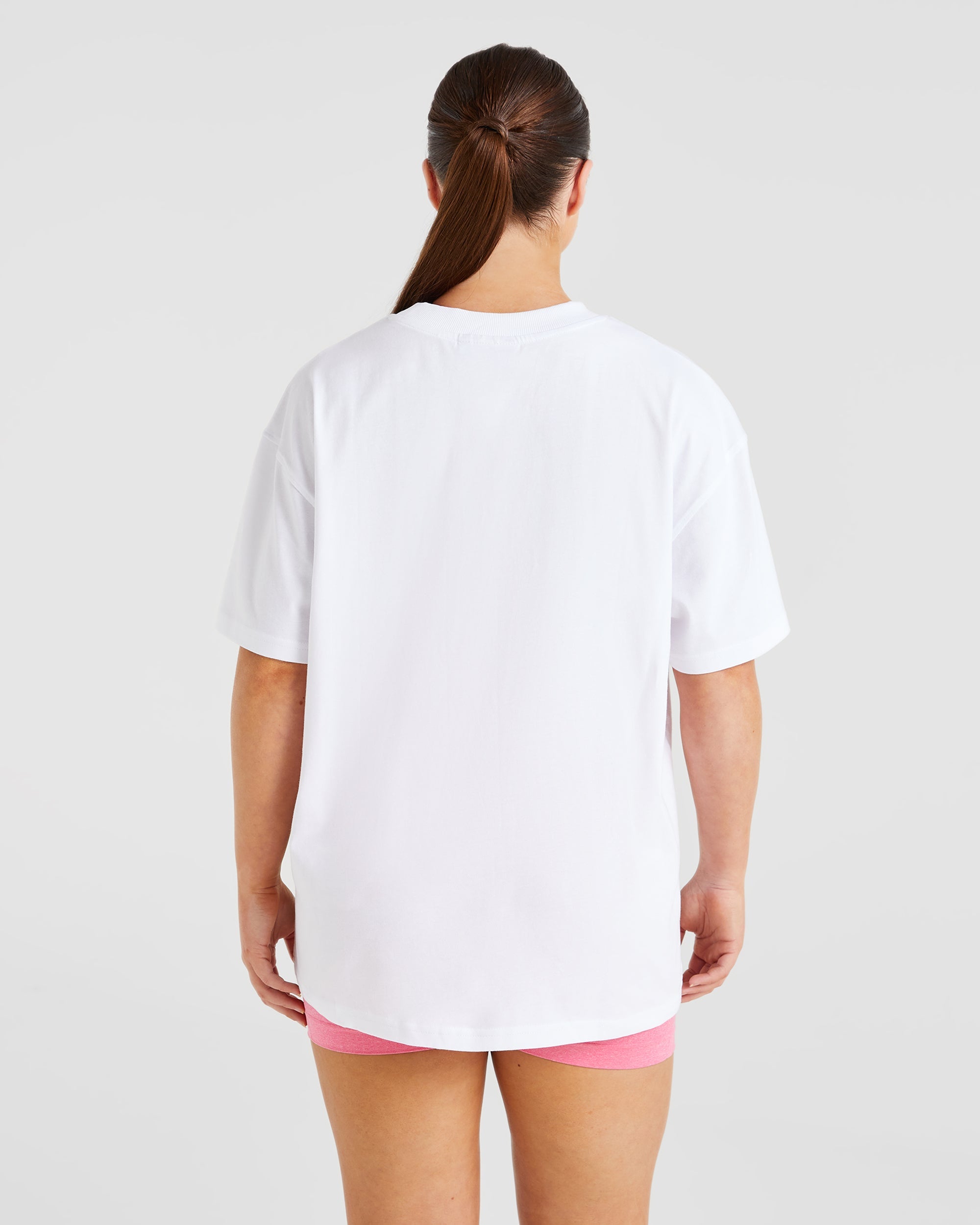 AYBL Cosmic Oversized T Shirt - White